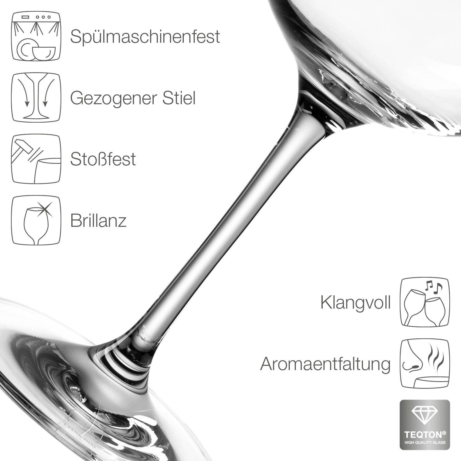 LEONARDO Rodewijnglas Tivoli 700 ml(set, 6-delig)