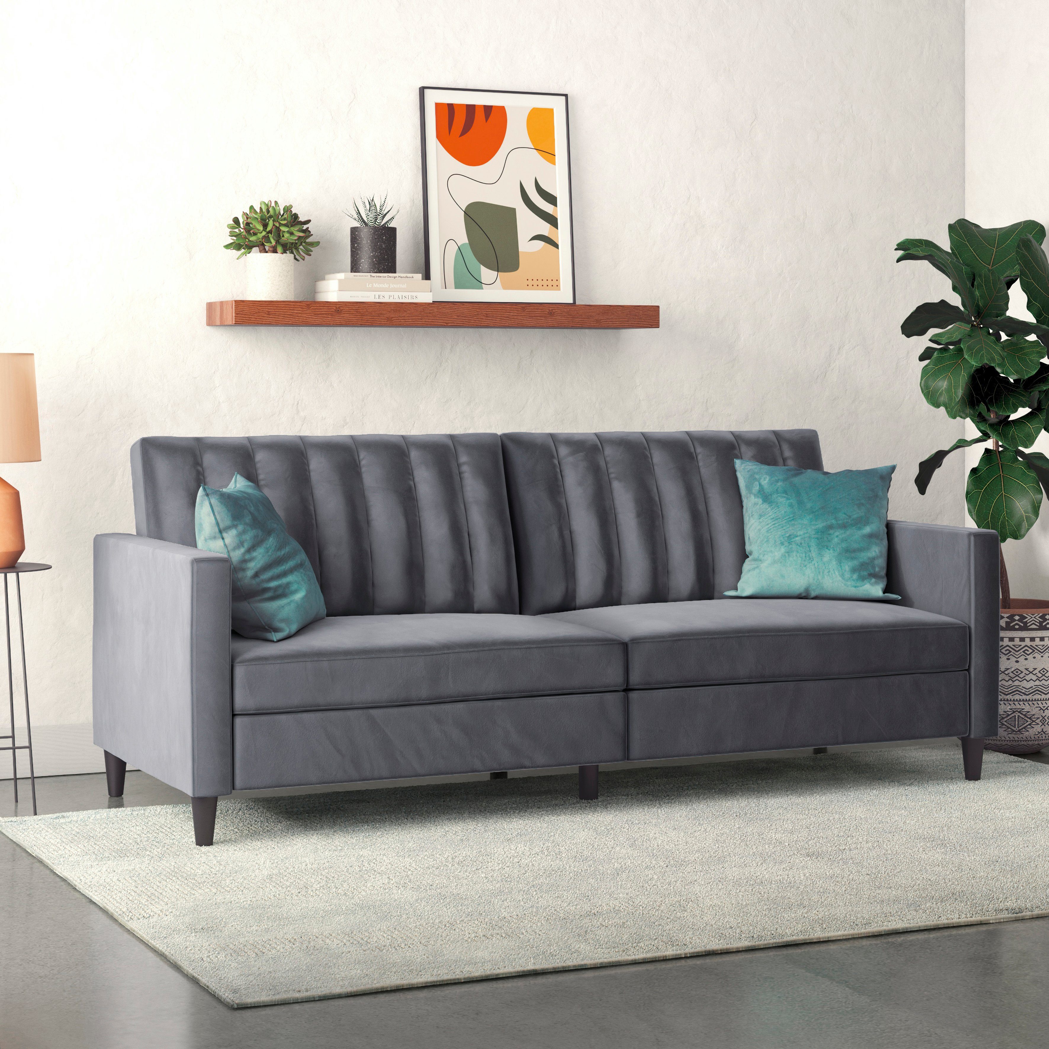 Dorel Home 3-zitsbank Celine Rugleuning 2-delig en 3-voudig verstelbaar, zithoogte 43 cm