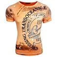 rusty neal t-shirt »a1-rn15045« oranje