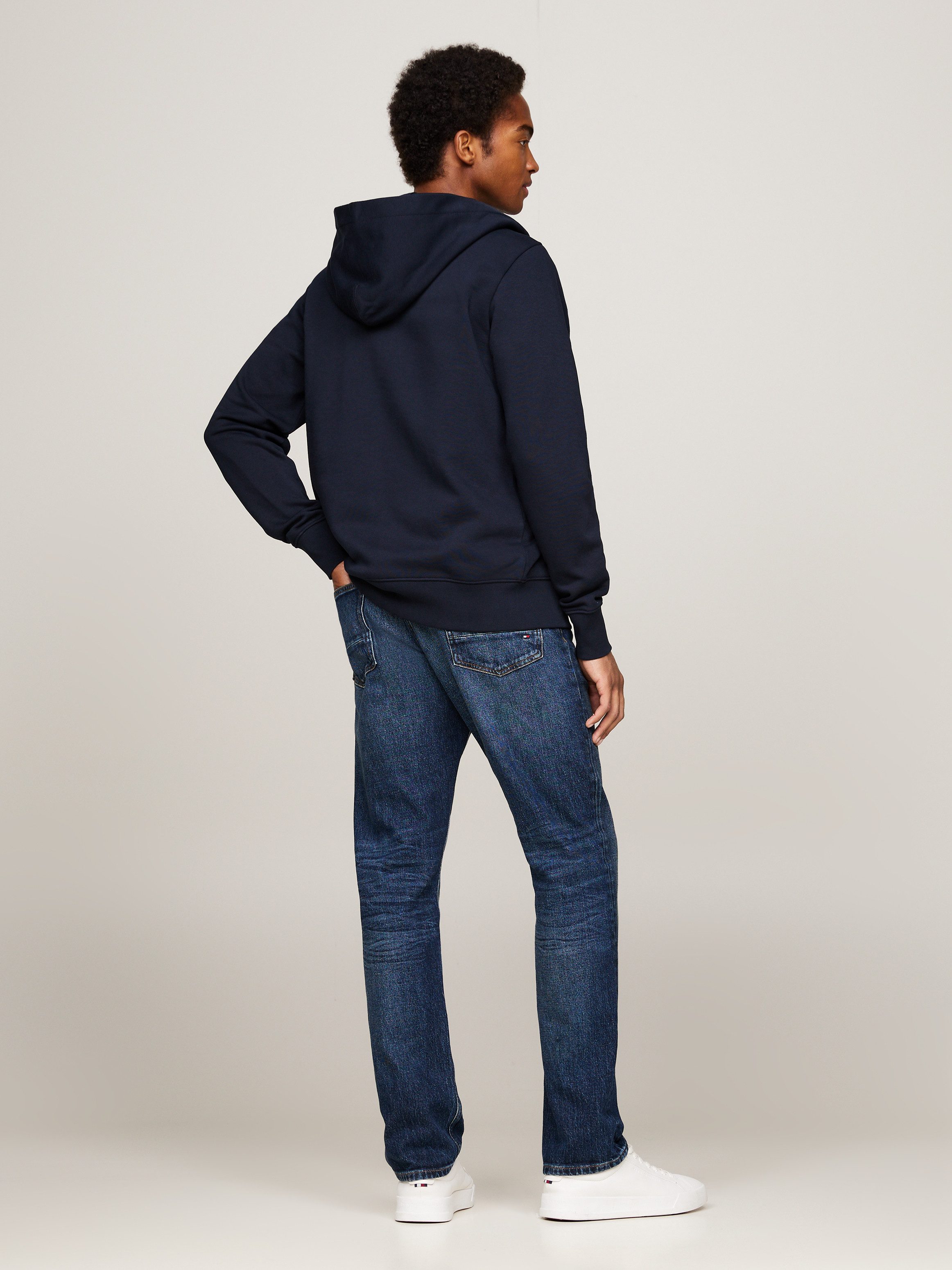 Tommy Hilfiger Capuchonsweatvest ROUNDALL HOODED ZIP THROUGH