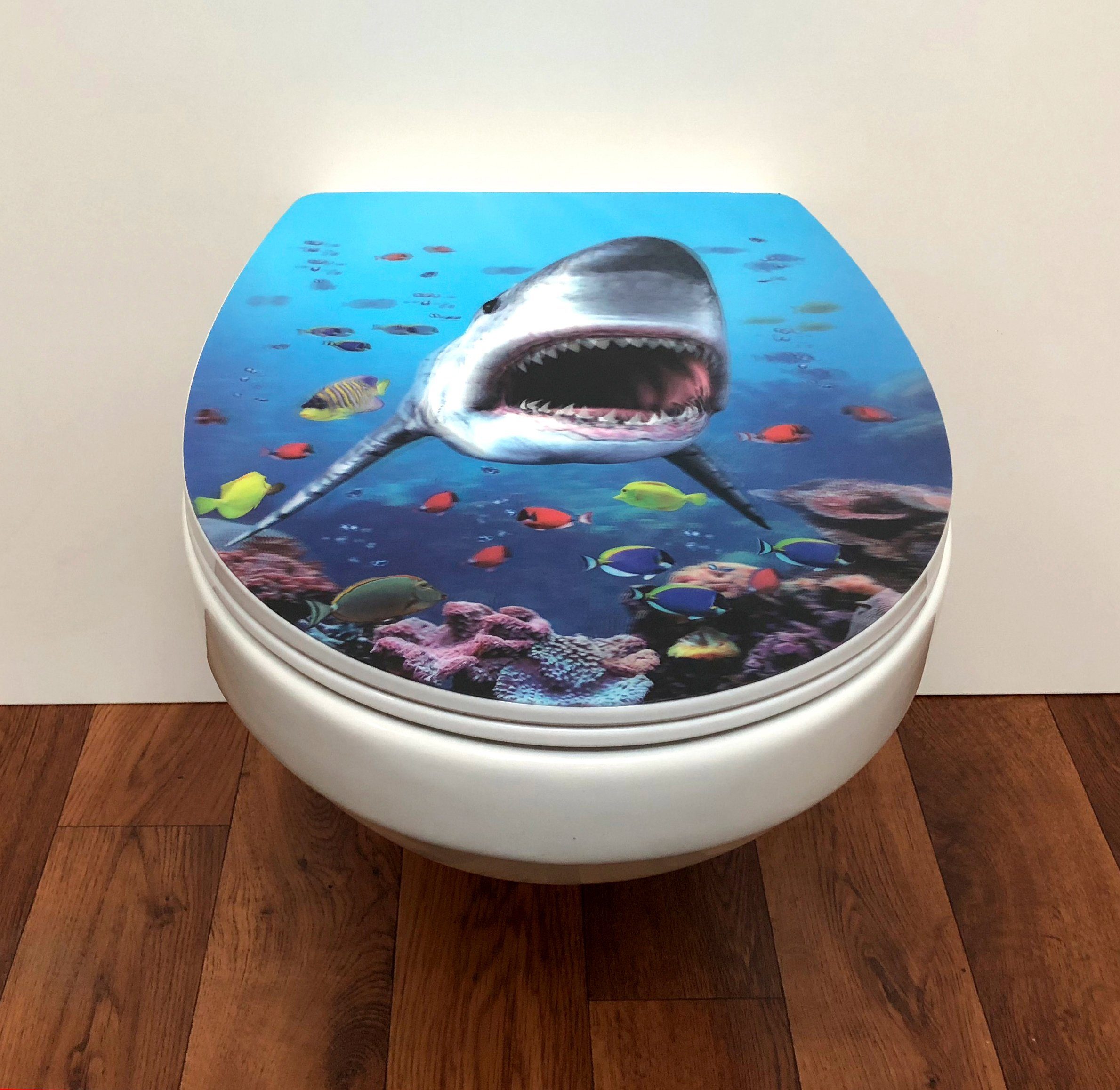 ADOB Toiletzitting 3D haai Soft-closemechanisme, afneembaar