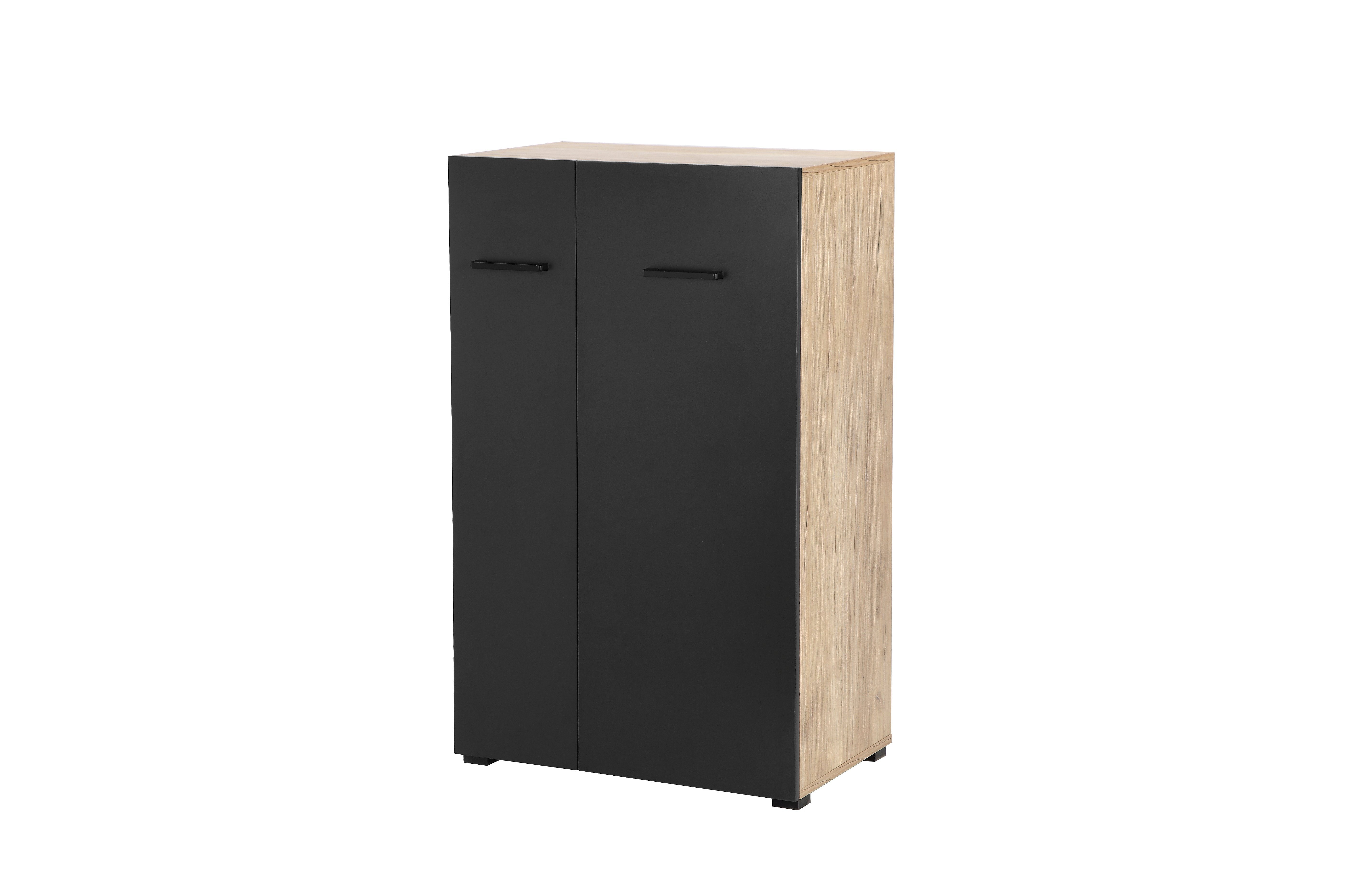 Places of Style Archiefkast Moid, multifunctionele kast, moderne commode met veel opbergruimte, afmetingen 64,5 x 41,5 x 106 cm