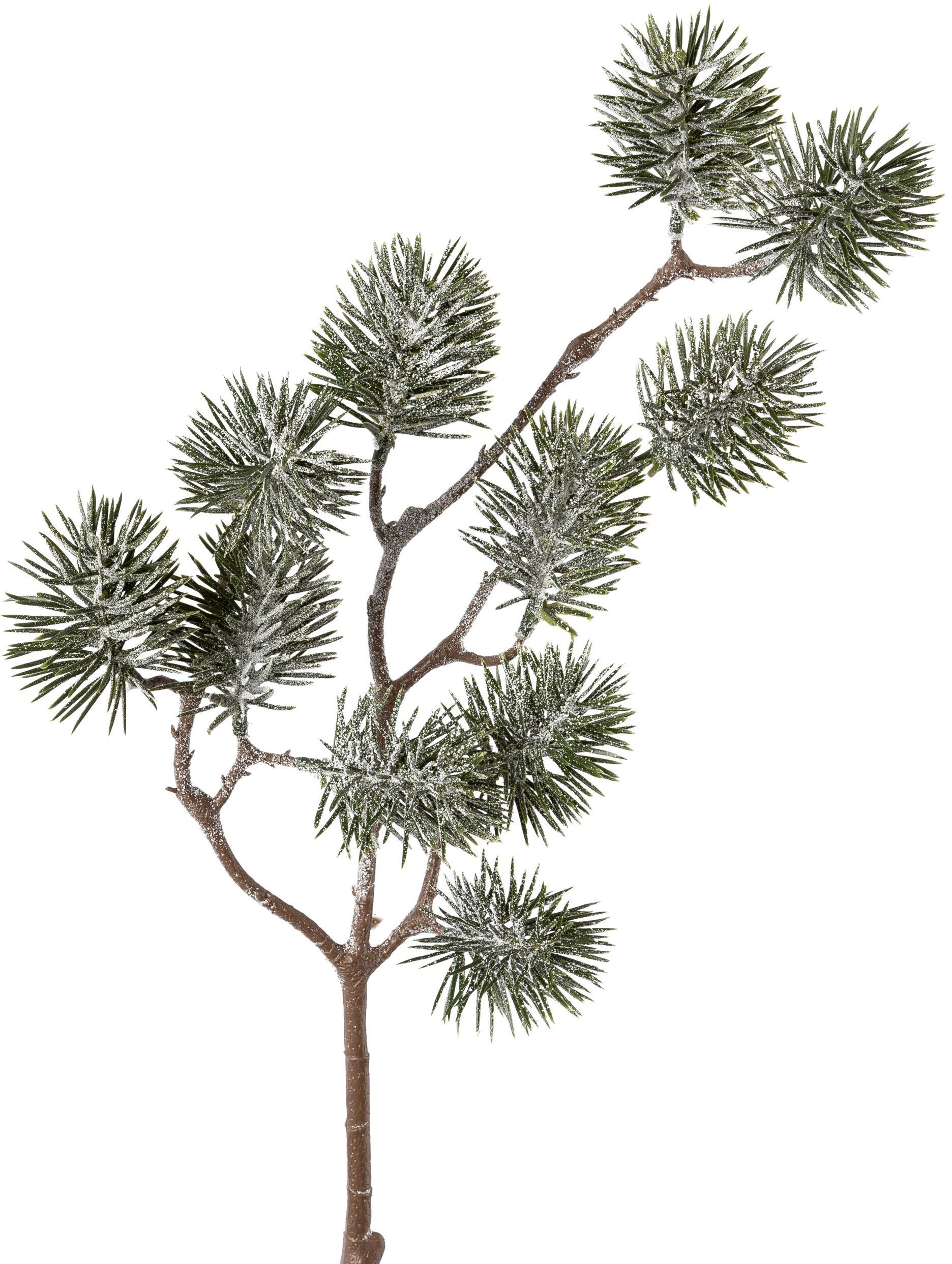 Creativ green Winterse kunstplant Kerst versiering Tak in frost-look, 6-delige set (6 stuks)