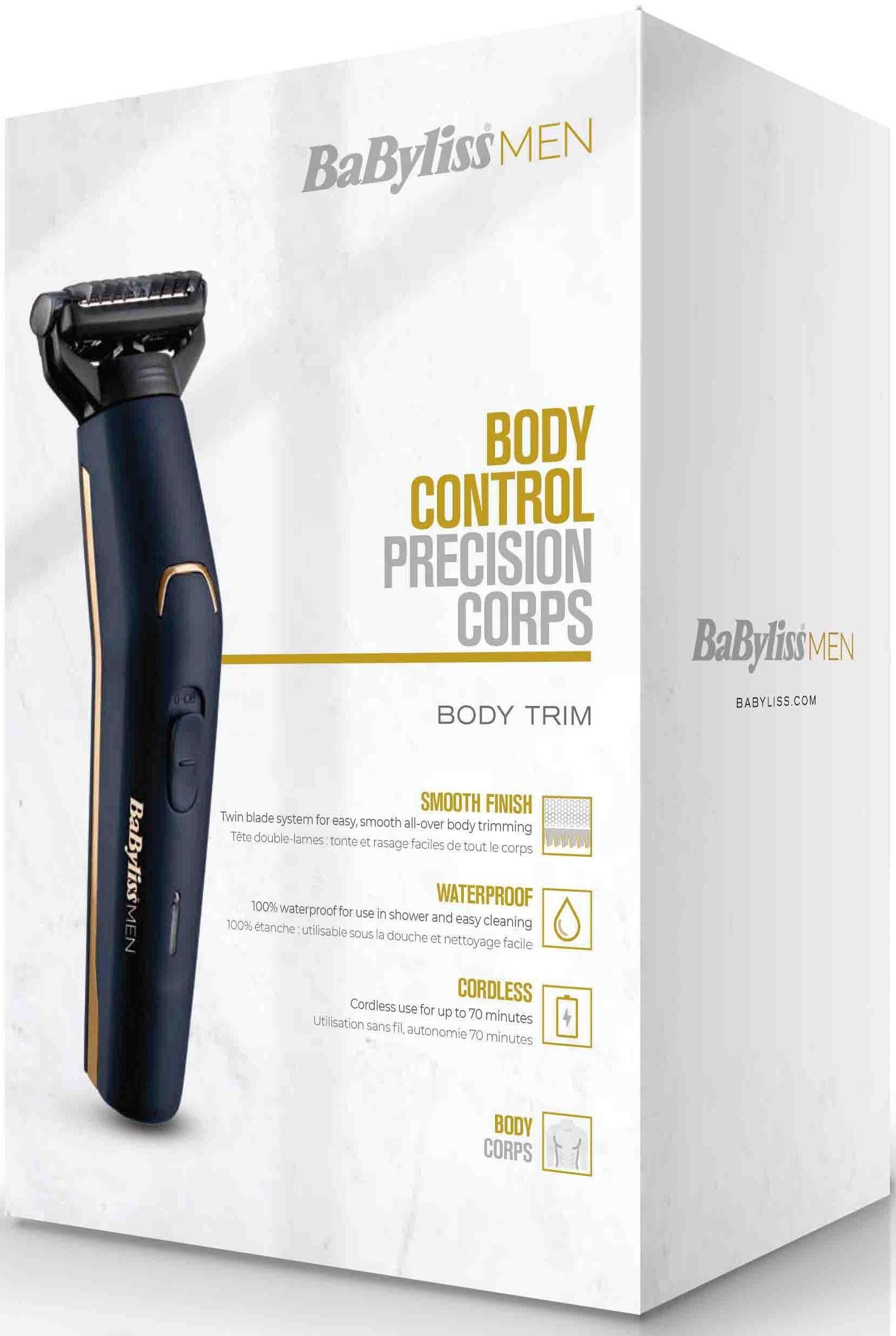 Babyliss Ladyshave BG120E MEN Body Trim 100% waterbestendige lichaamshaartrimmer