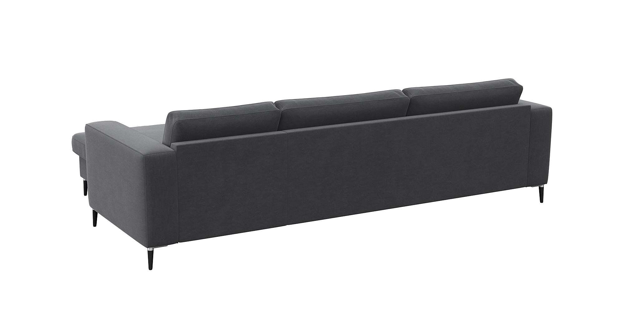 FLEXLUX Hoekbank Fiore, super comfortabel zitcomfort door koudschuim in de zitting, L-vorm