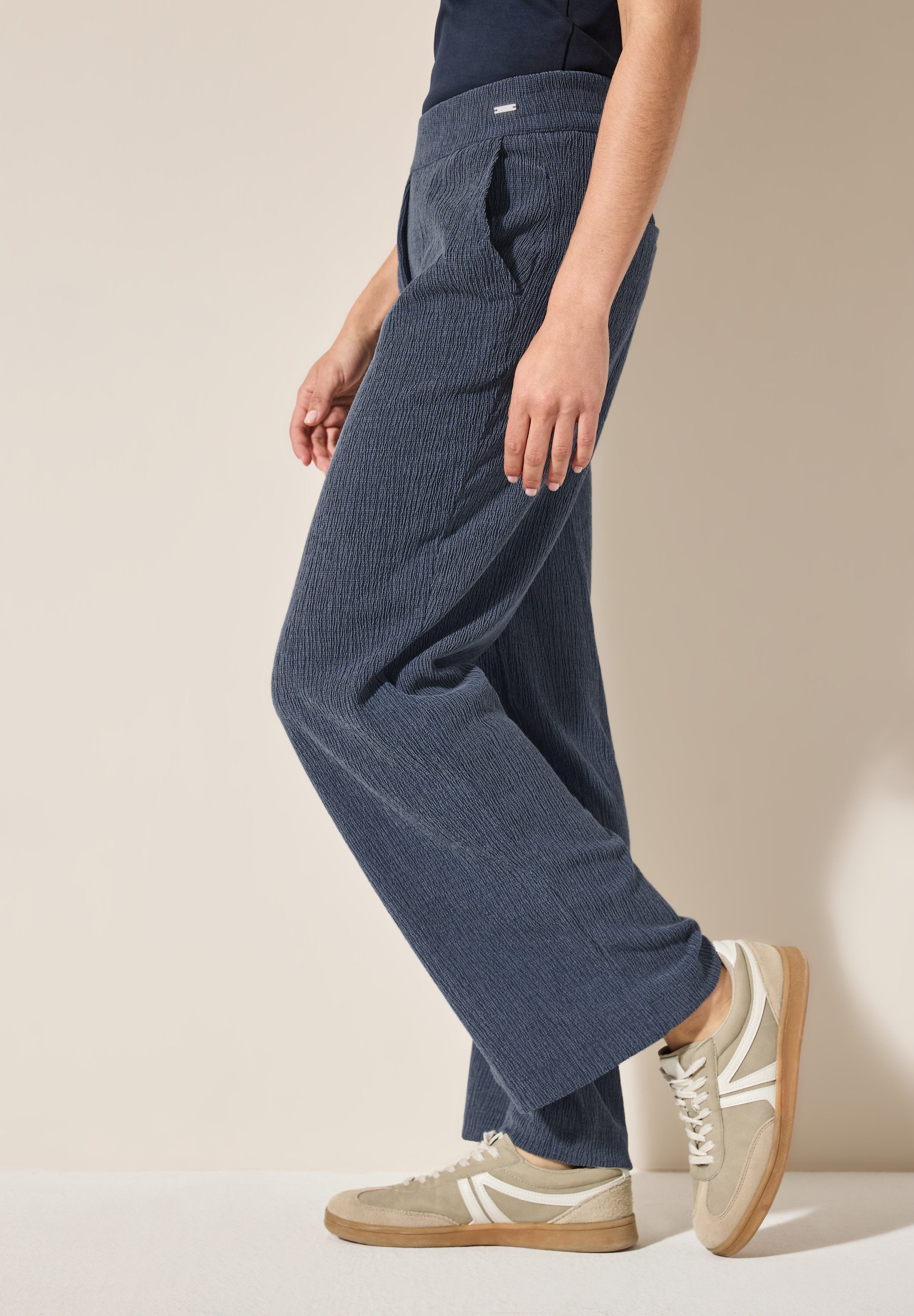 Cecil Stoffen broek Style Neele in structuuroptica