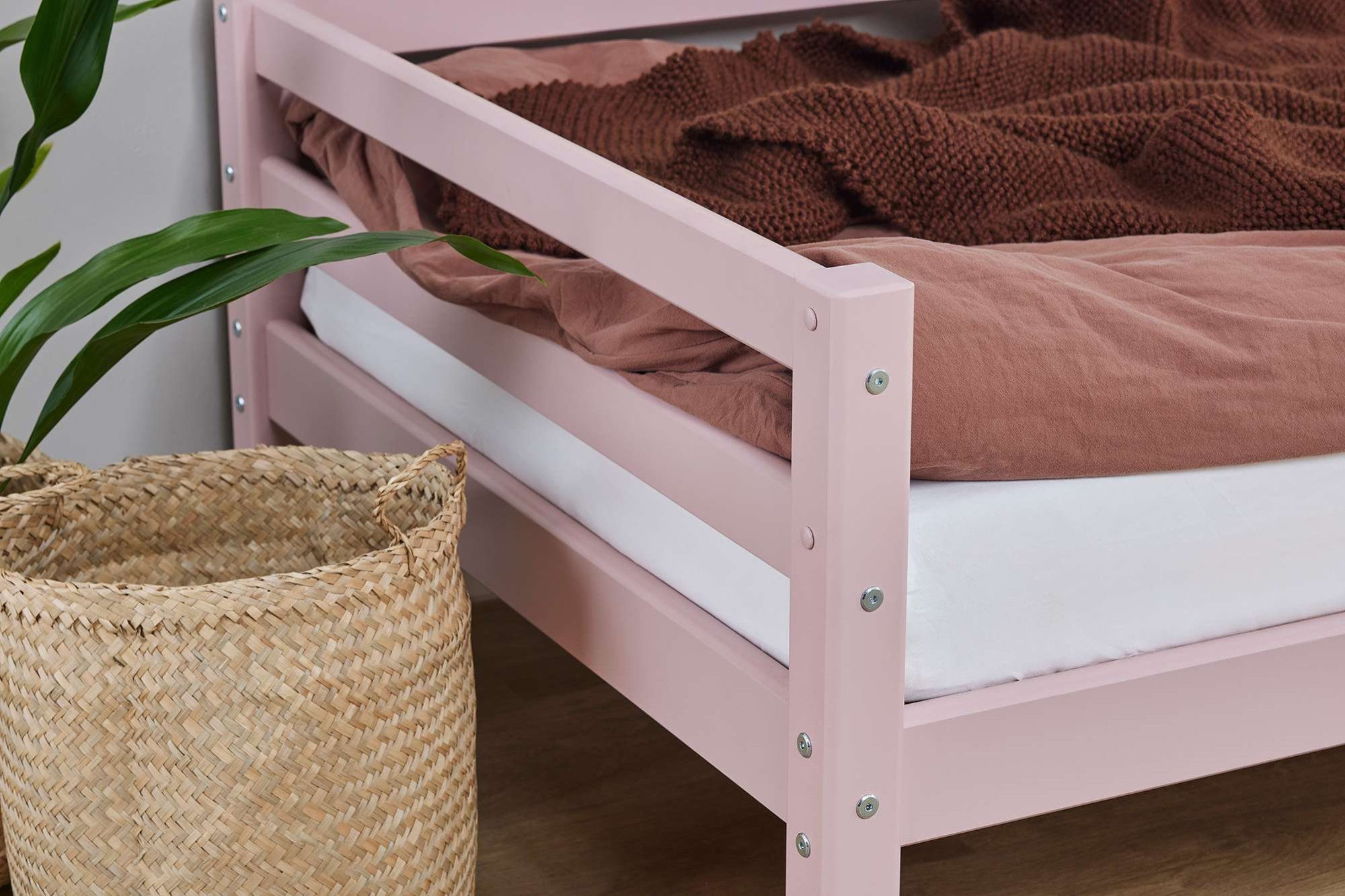 Hoppekids Slaapbank ECO Dream MY COLOR Kinderbed 90x200 massief wit of groen