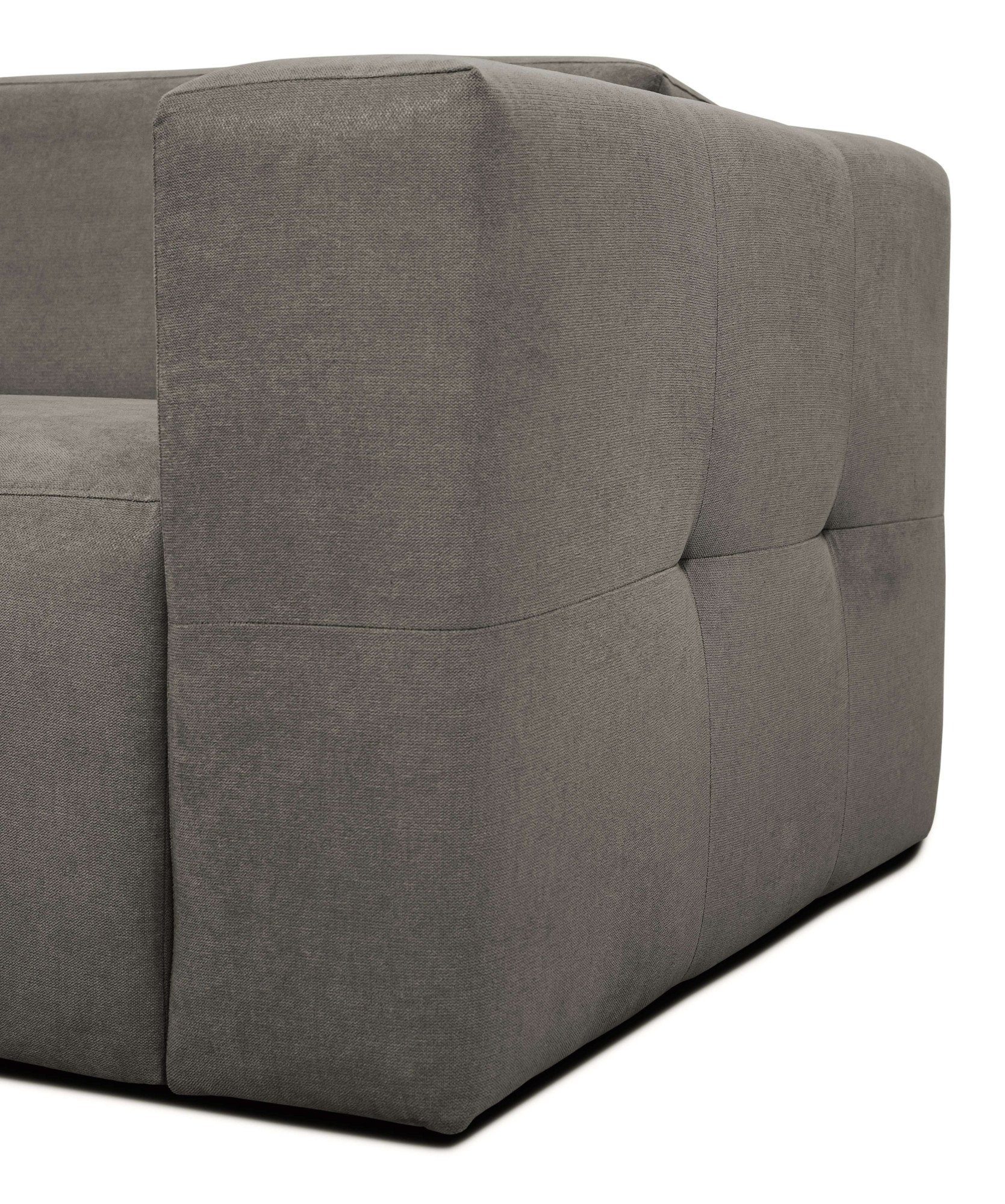 INOSIGN Hoekbank Kelani met decoratieve knoopdetails op de armleuningen