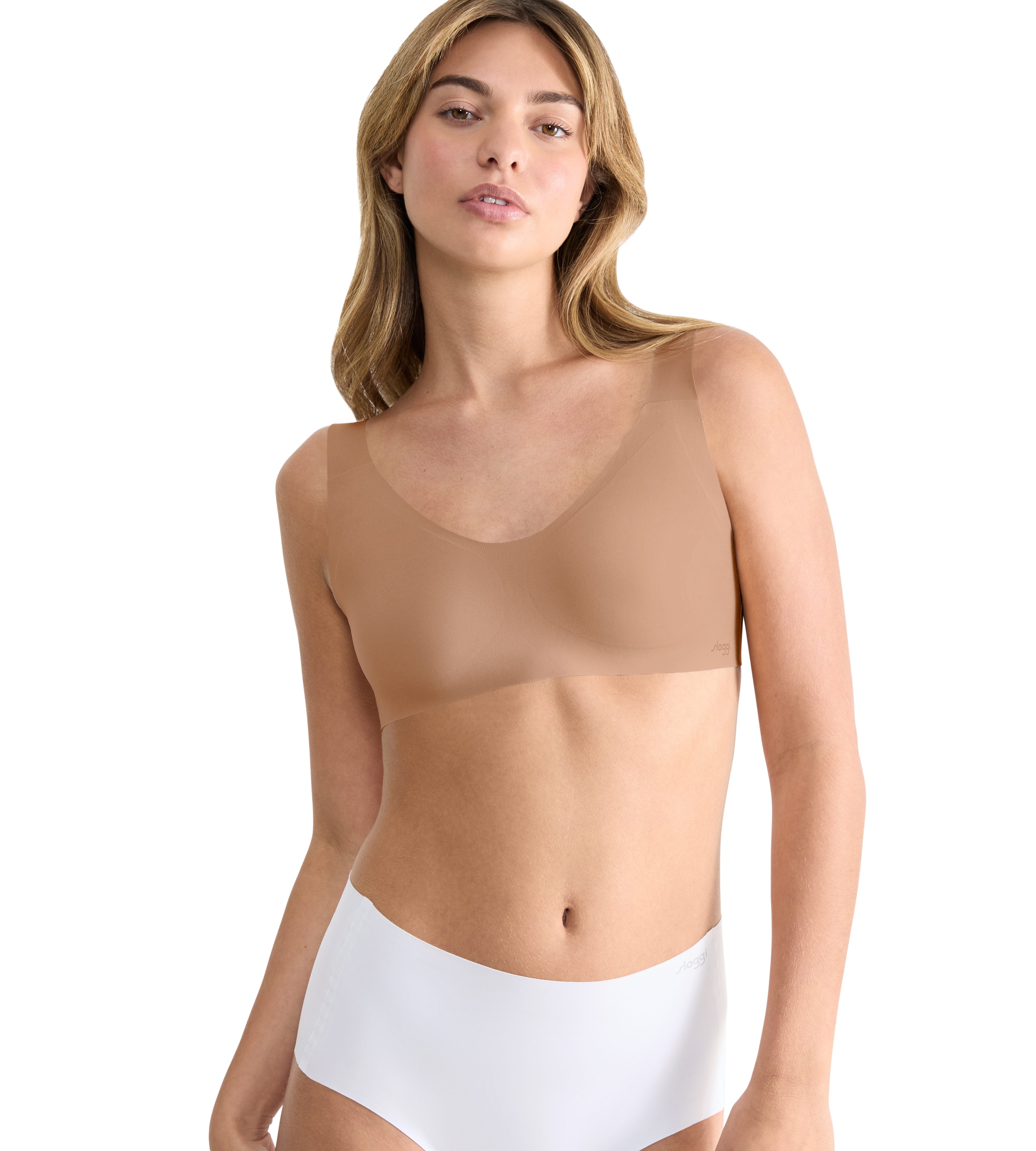 Sloggi Bralette ZERO Feel 2.0 Bralette C2P (Set van 2) dames bralettes maat XS bruin