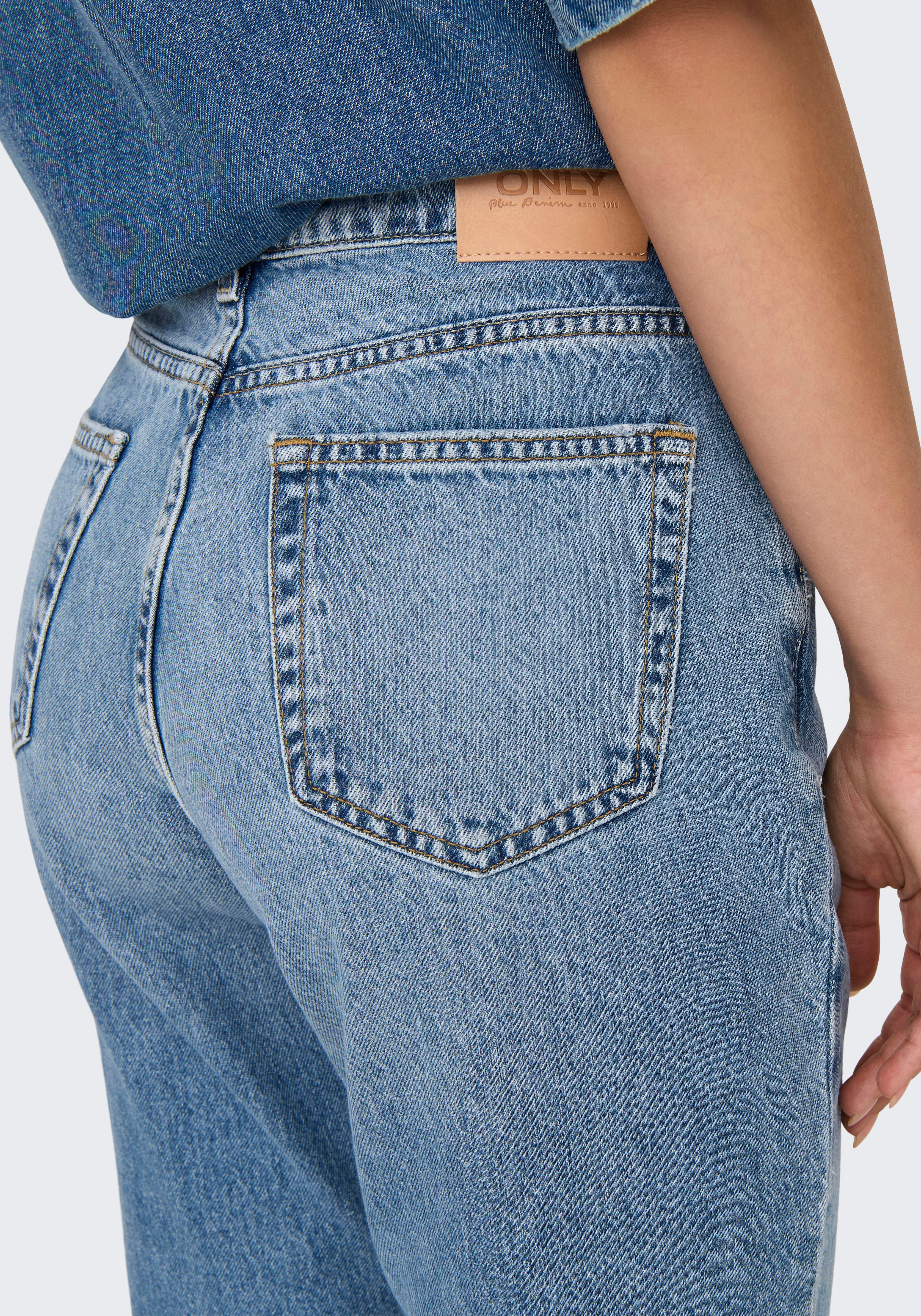 Only Low Rise-jeans ONLBRENDA LOW WIDE DNM CRO158 NOOS
