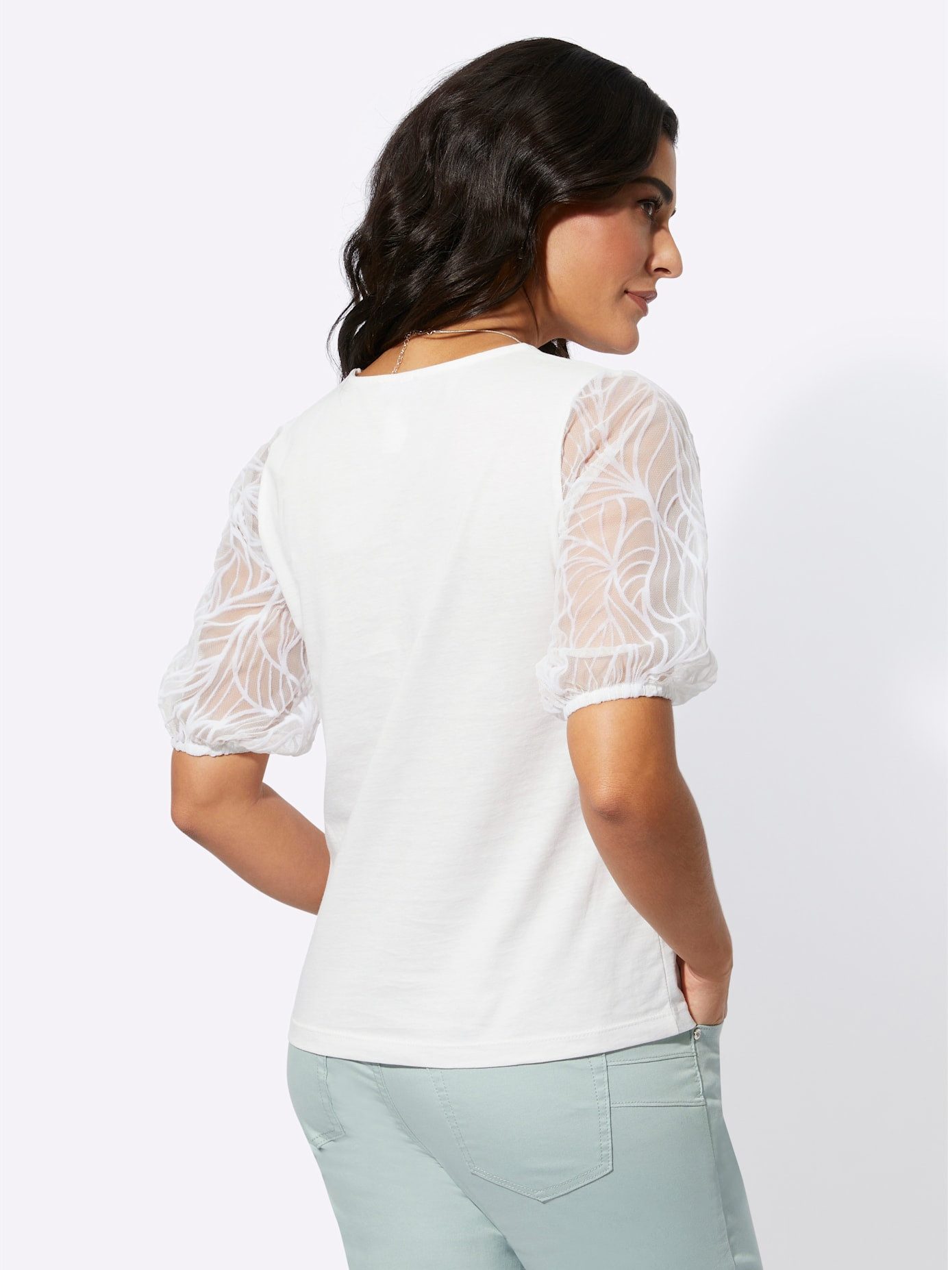 Creation L Shirt met korte mouwen Modal-mix-shirt (1-delig)