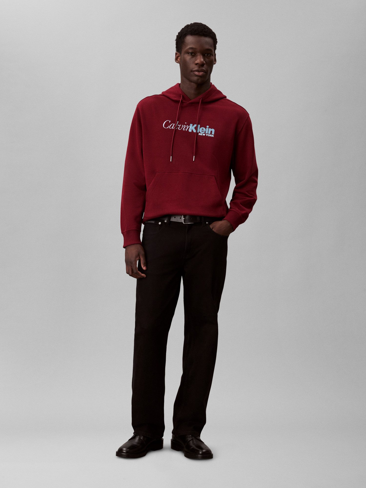 Calvin Klein Hoodie LS EU 350TERRY CURSIVE GRAPHIC H