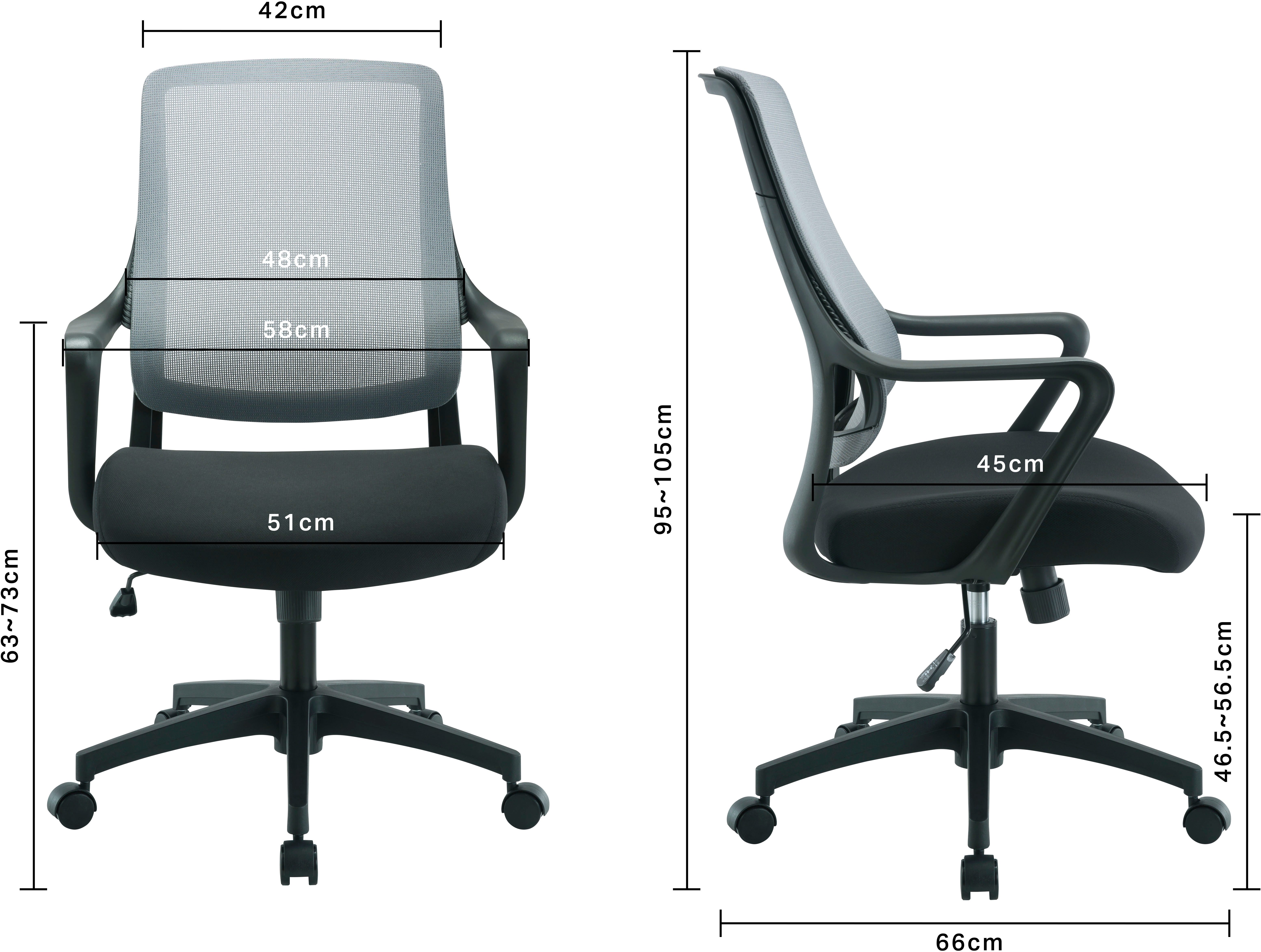 INOSIGN Bureaustoel Imperia, comfortabele bureaustoel