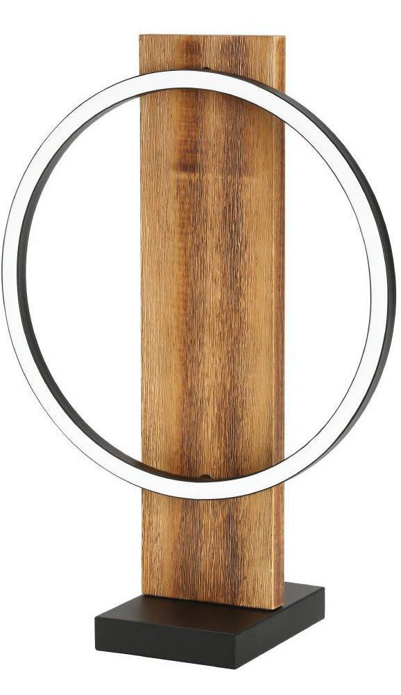 EGLO Tafellamp BOYAL Tafellamp, bruin, zwart, wit, LED lamp met schakelaar, tafellamp (1 stuk)