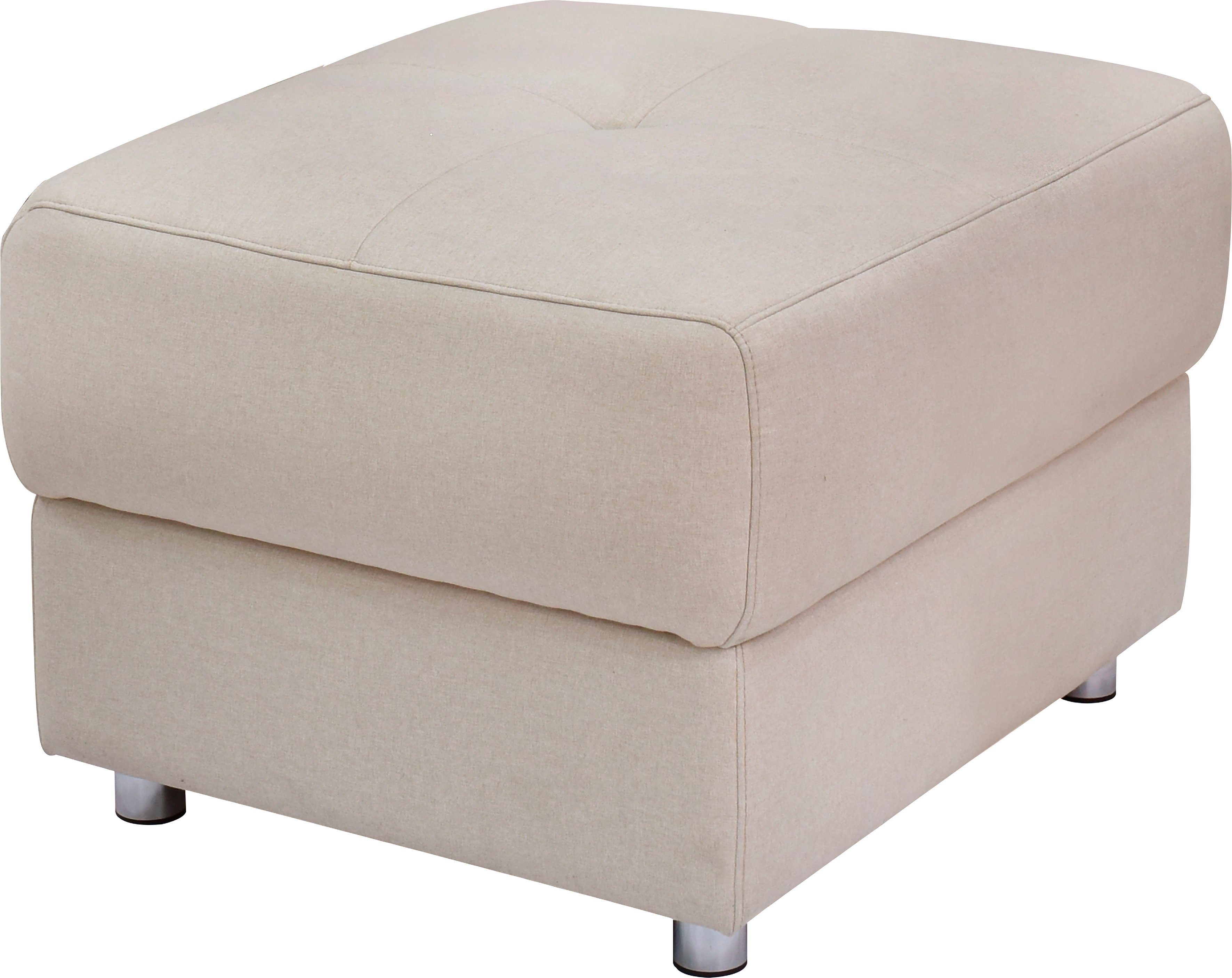 Places of Style Hocker PARELI met comfortabele binnenvering en bergruimte