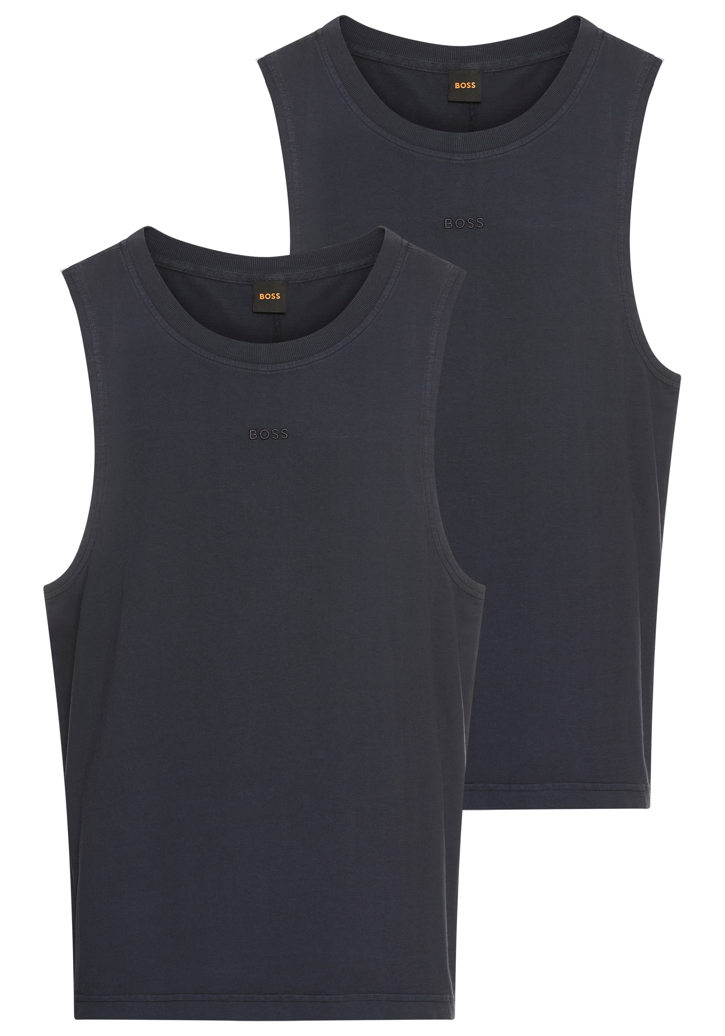 Boss Orange Tanktop Tank_oceanpalett heren tanktops maat XL blauw