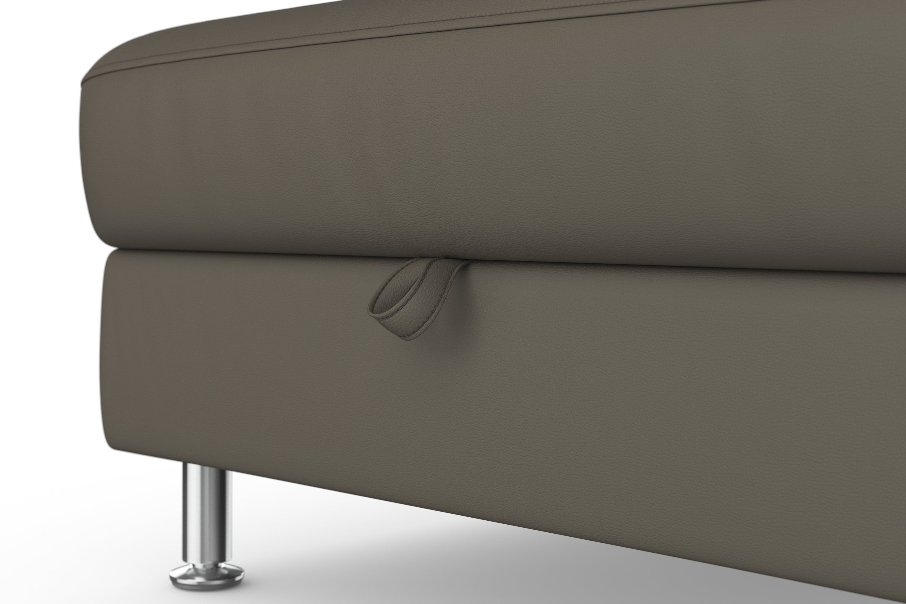 sit&more Hoekbank Freetown L-vorm met verstelbare hoofdsteun en comfortabele binnenvering