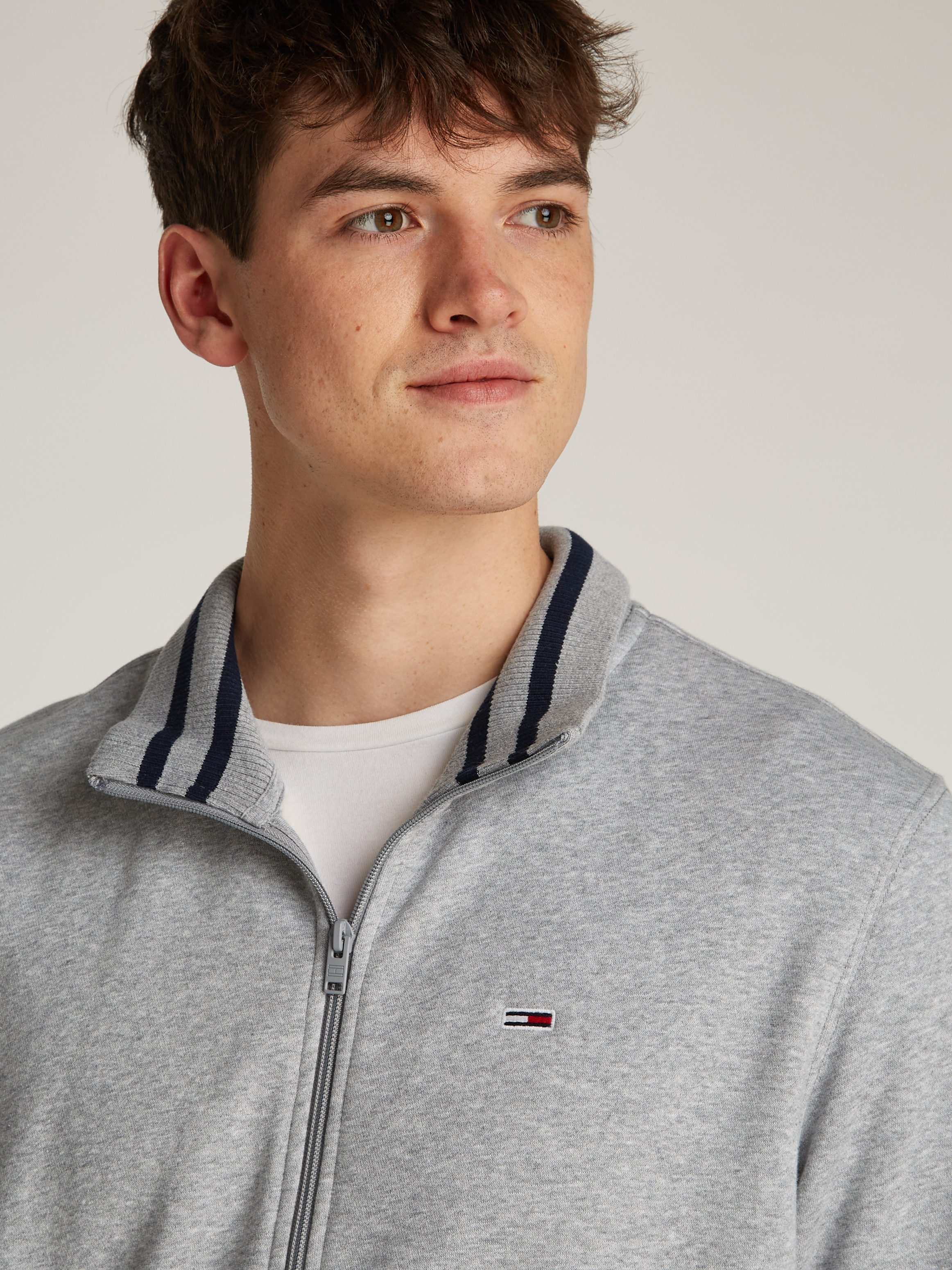 TOMMY JEANS Sweatvest TJM REG FLEECE ZIP THRU EXT