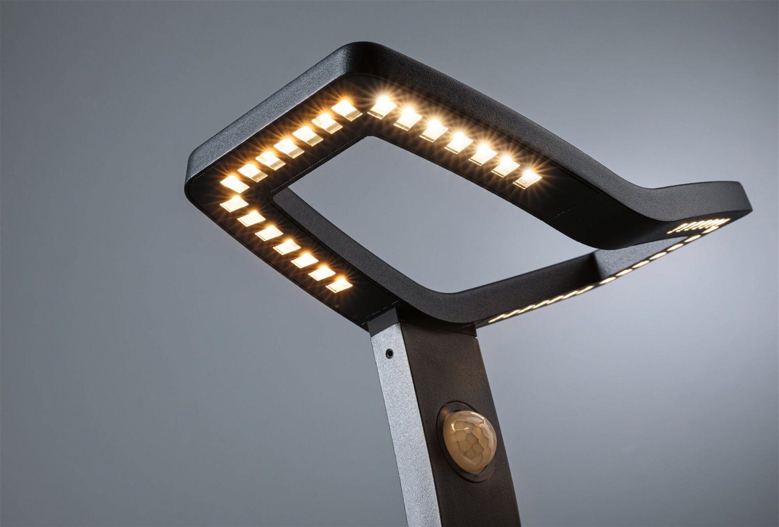 Paulmann Led-tuinverlichting Alara IP44 vierkant 665mm 3000K 10W 450lm 230V antraciet metaal (1 stuk)