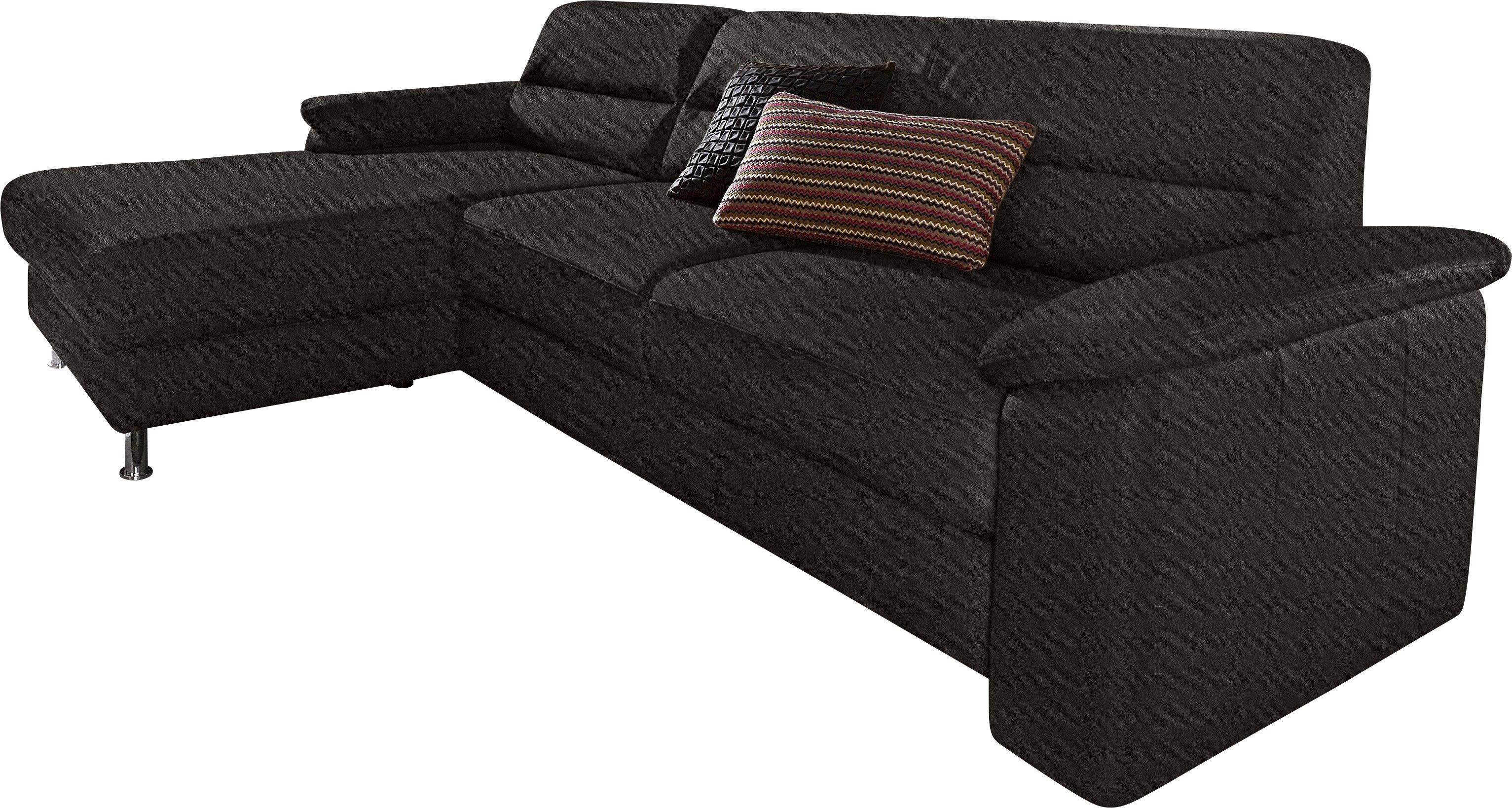 sit&more Hoekbank Ascara L-vorm inclusief boxspring/binnenveringsinterieur, naar keuze met slaapfunctie
