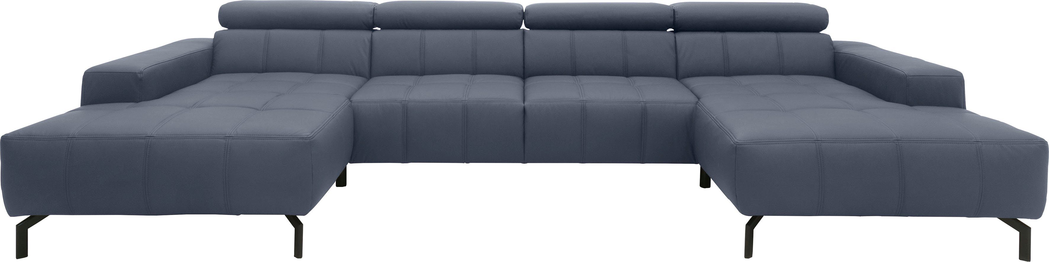 DOMO collection Zithoek Cunelli mooie zitnaden als designelement, stevige zitcomfort, U-vorm