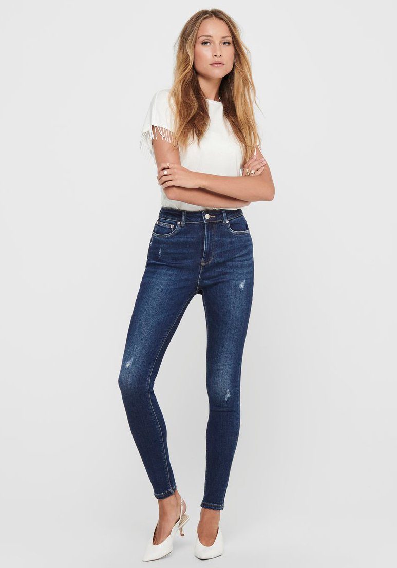 Only High-waist jeans ONLMILA HW SK ANK BJ374 NOOS