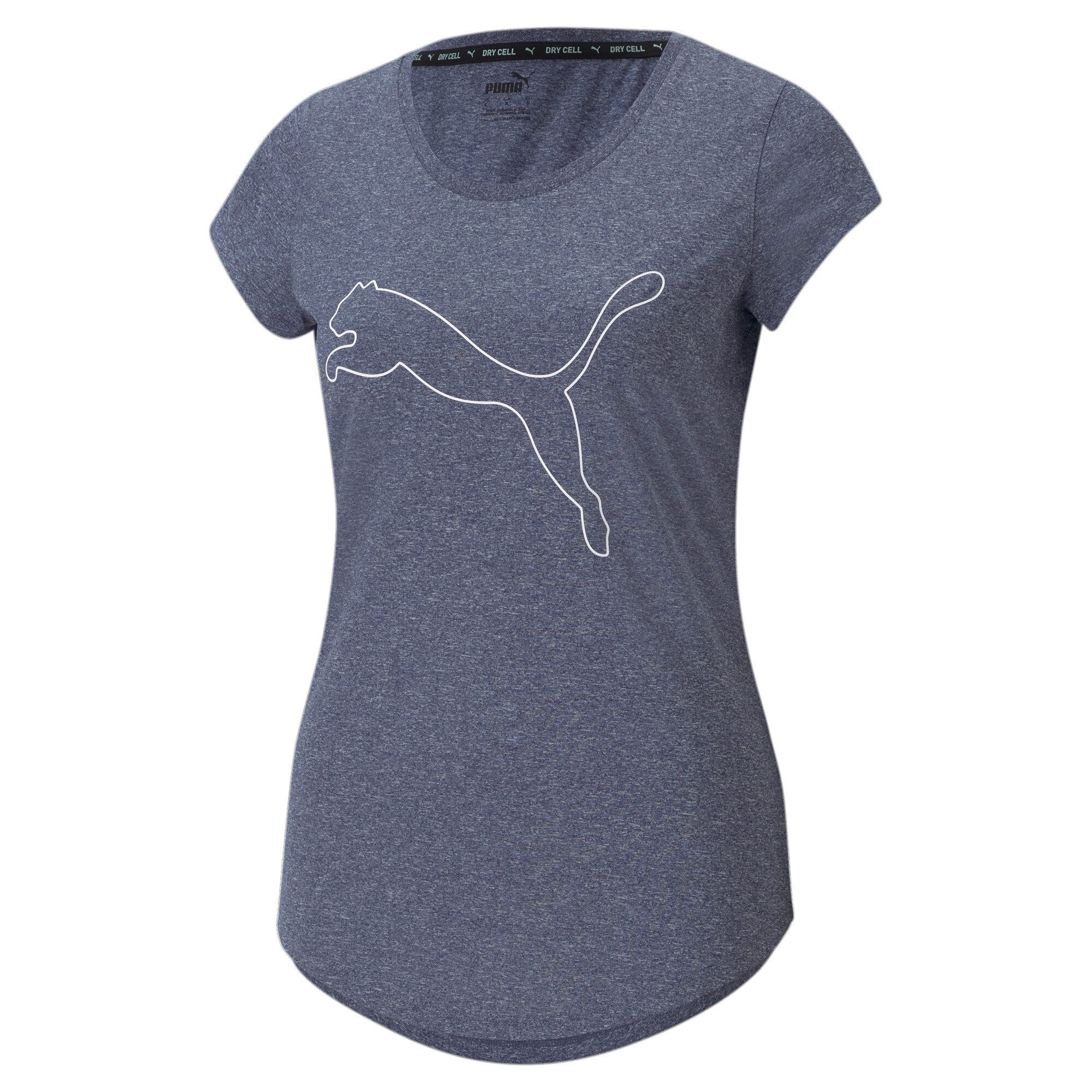 PUMA Trainingsshirt PERFORMANCE HEATHER CAT TEE W