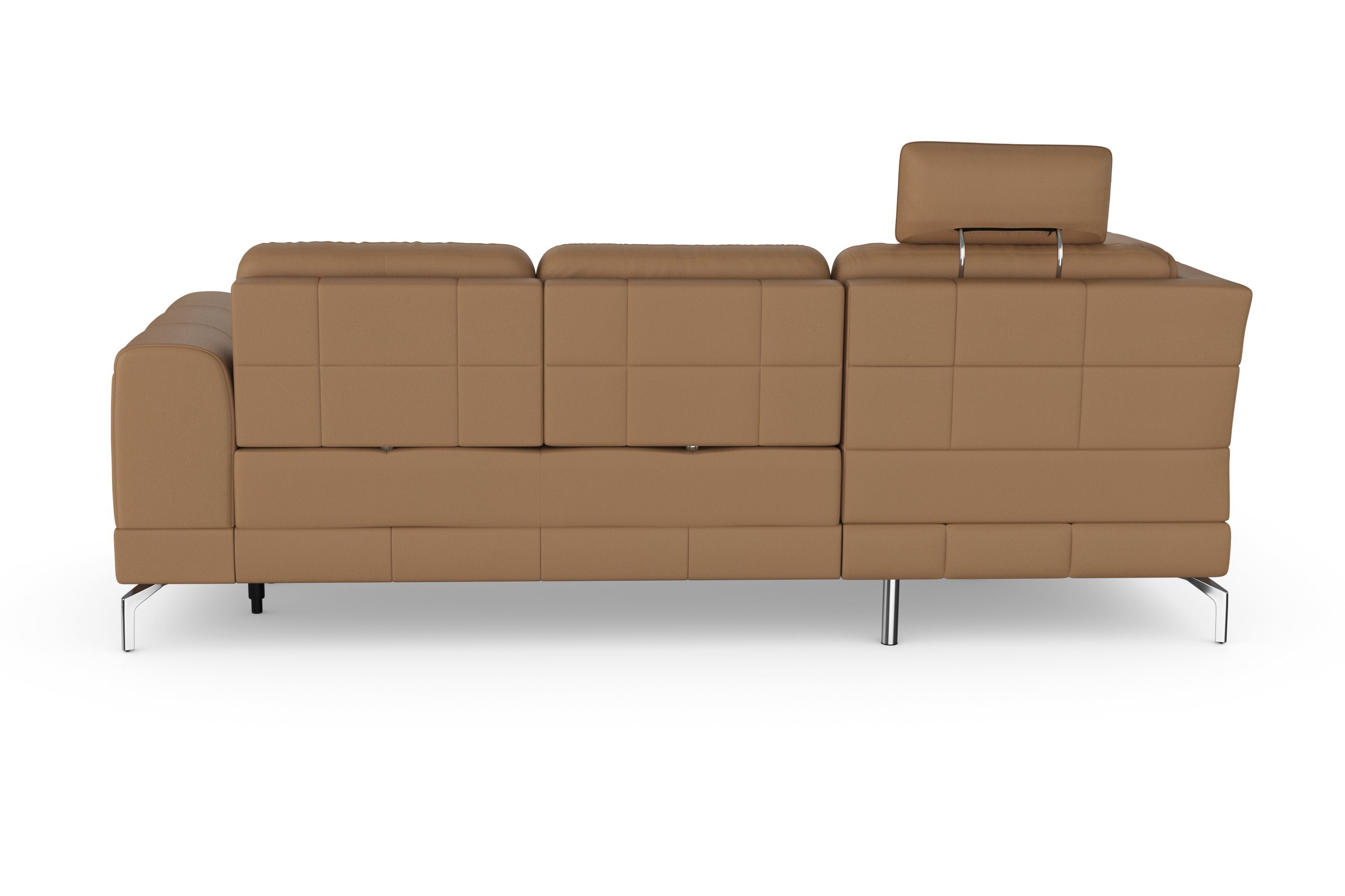 sit&more Hoekbank Bendigo L-vorm inclusief zitdiepteverstelling, bodemvrijheid 15 cm, in 2 pootkleuren