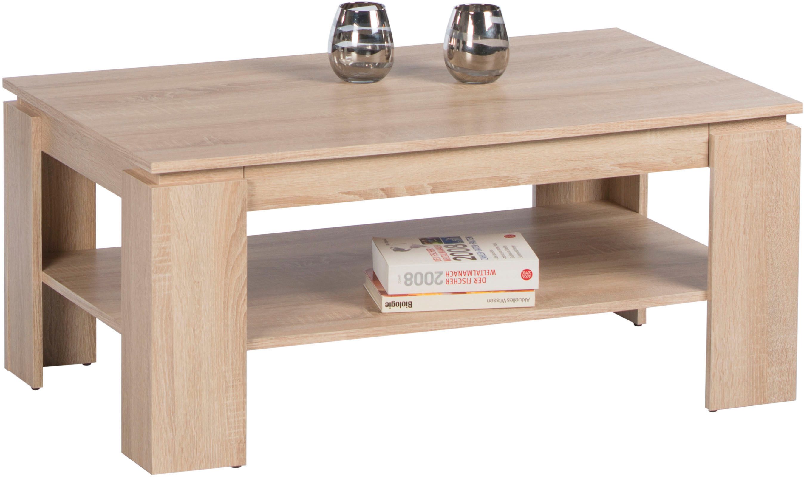 Stolkom Salontafel Harrison met lade, tafel in old style decor, BxHxD 100x44x60 cm