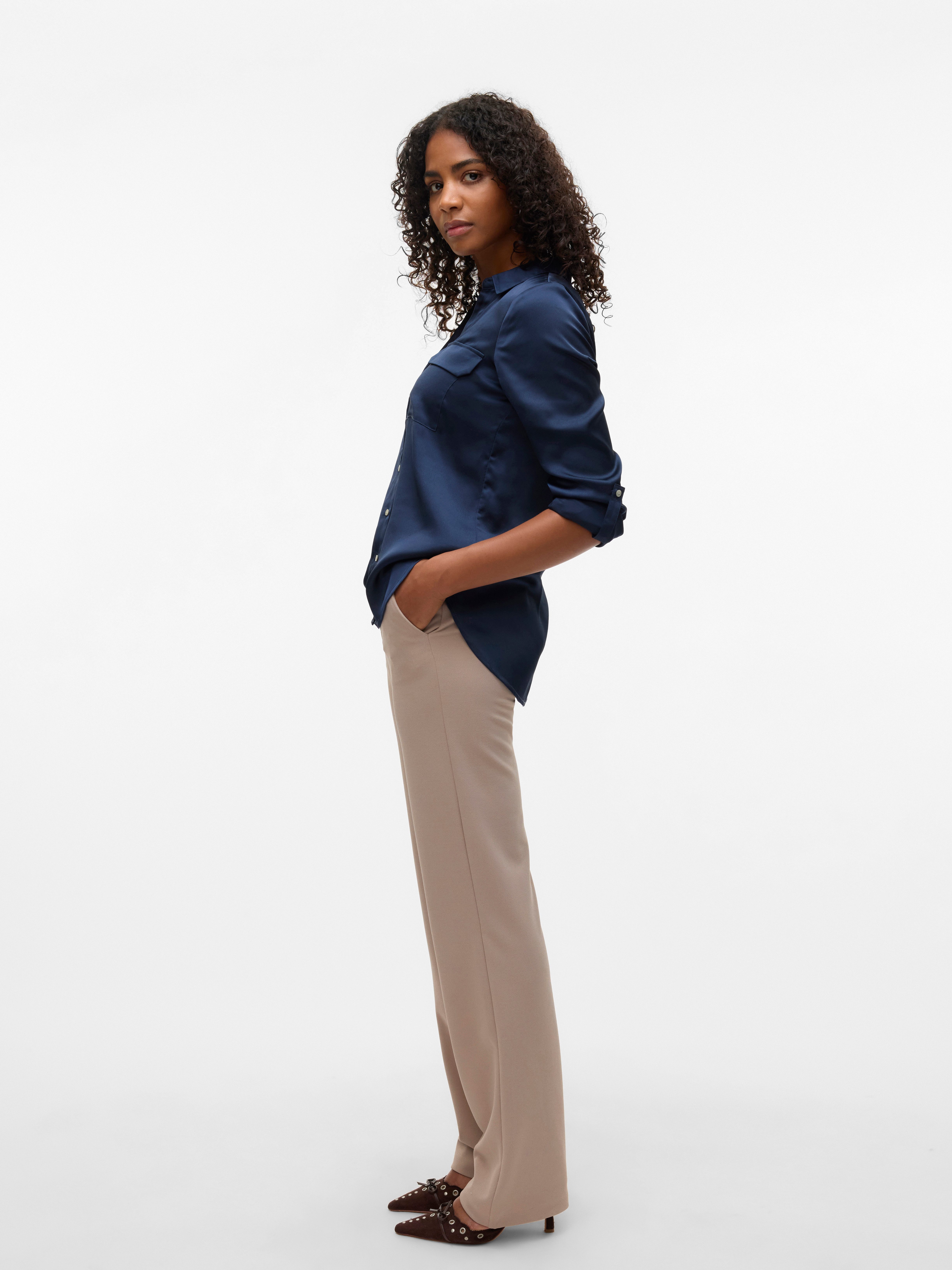 Vero Moda Pantalon VMZAMIRA MR SLIM STRAIGHT PANT