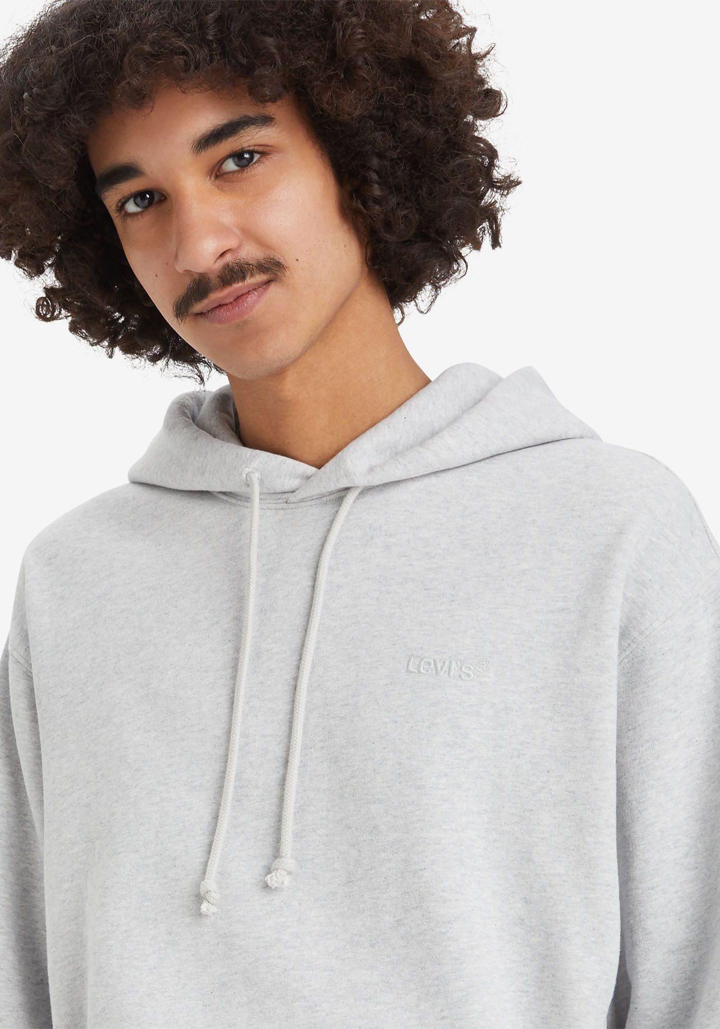 Levi's Hoodie THE AUTHENTIC HOODIE met kleine ton-sur-ton logo-borduursel op de borst