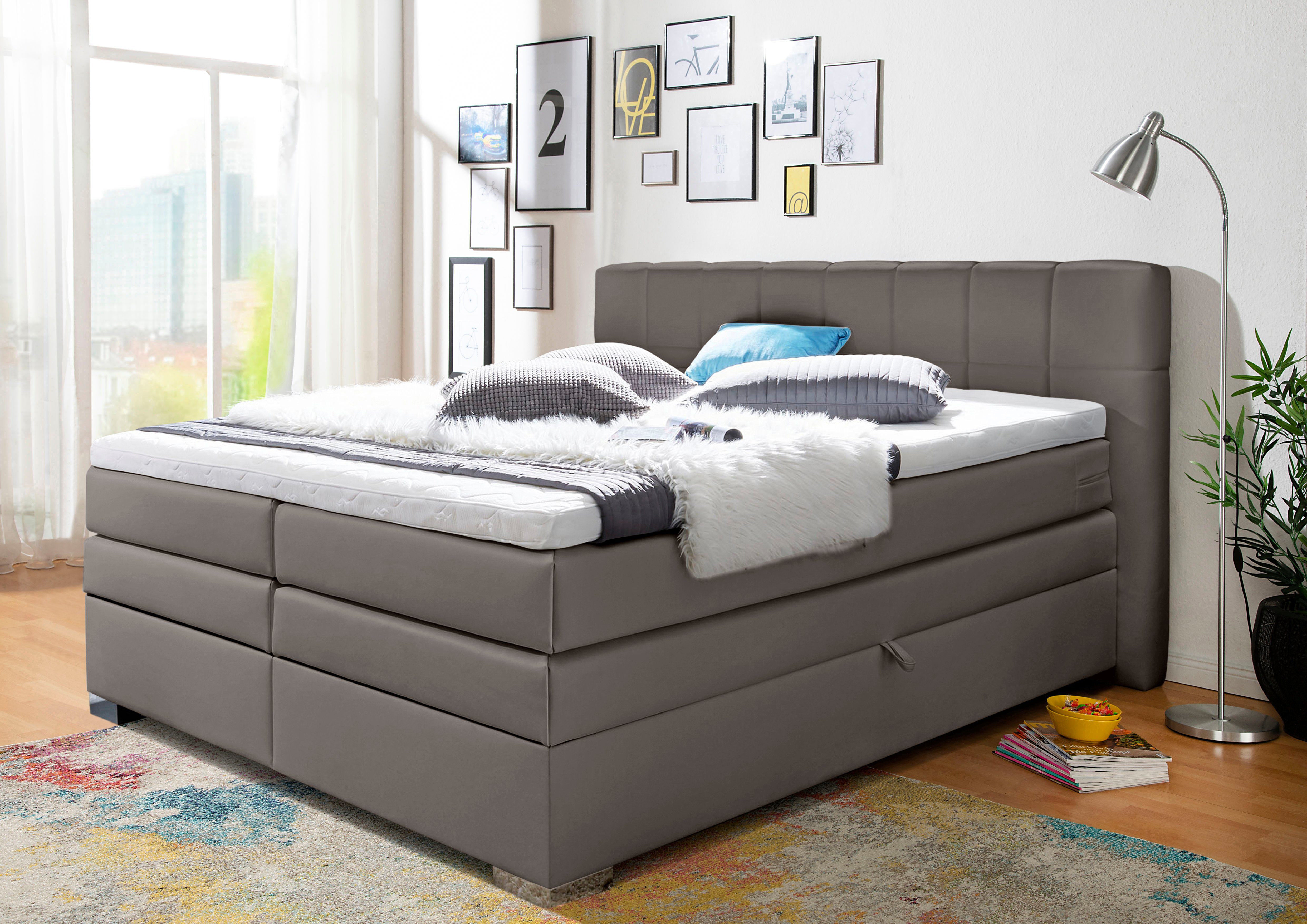 INOSIGN Boxspring Airdrie met bedkist en topmatras