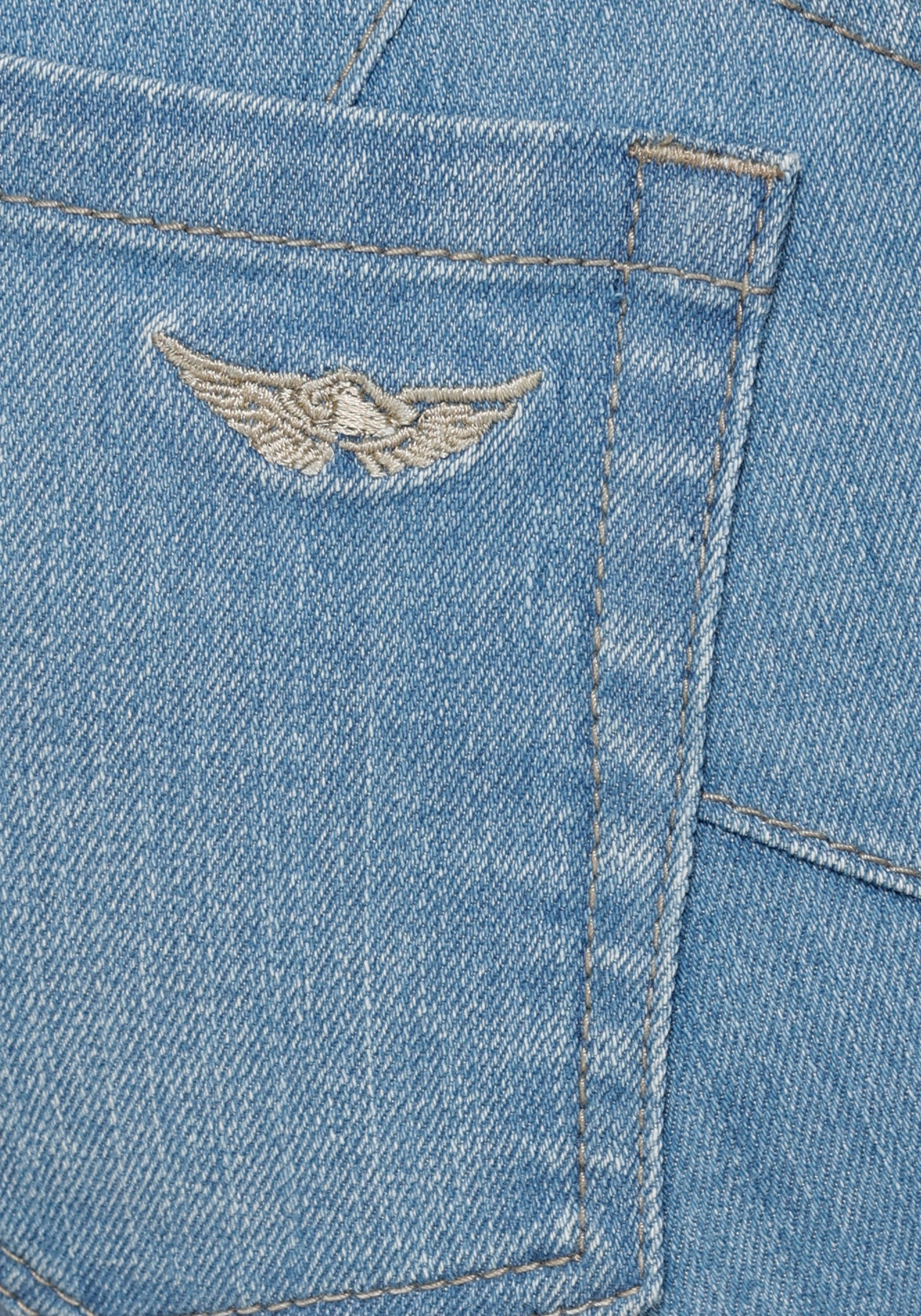 Arizona Slim fit jeans Met extra brede band