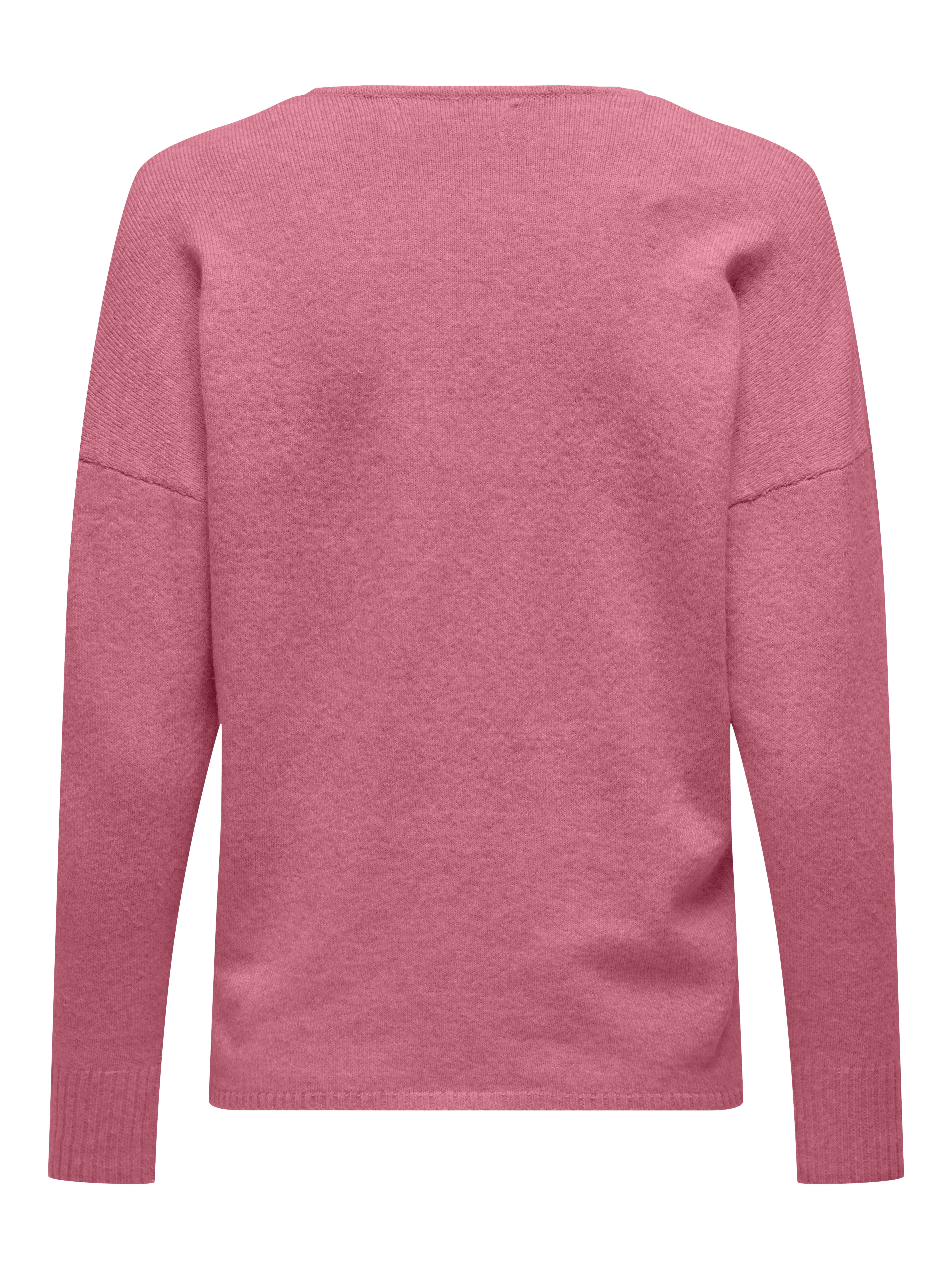 Only Trui met V-hals ONLRICA LIFE L/S V-NECK PULLO KNT NOOS