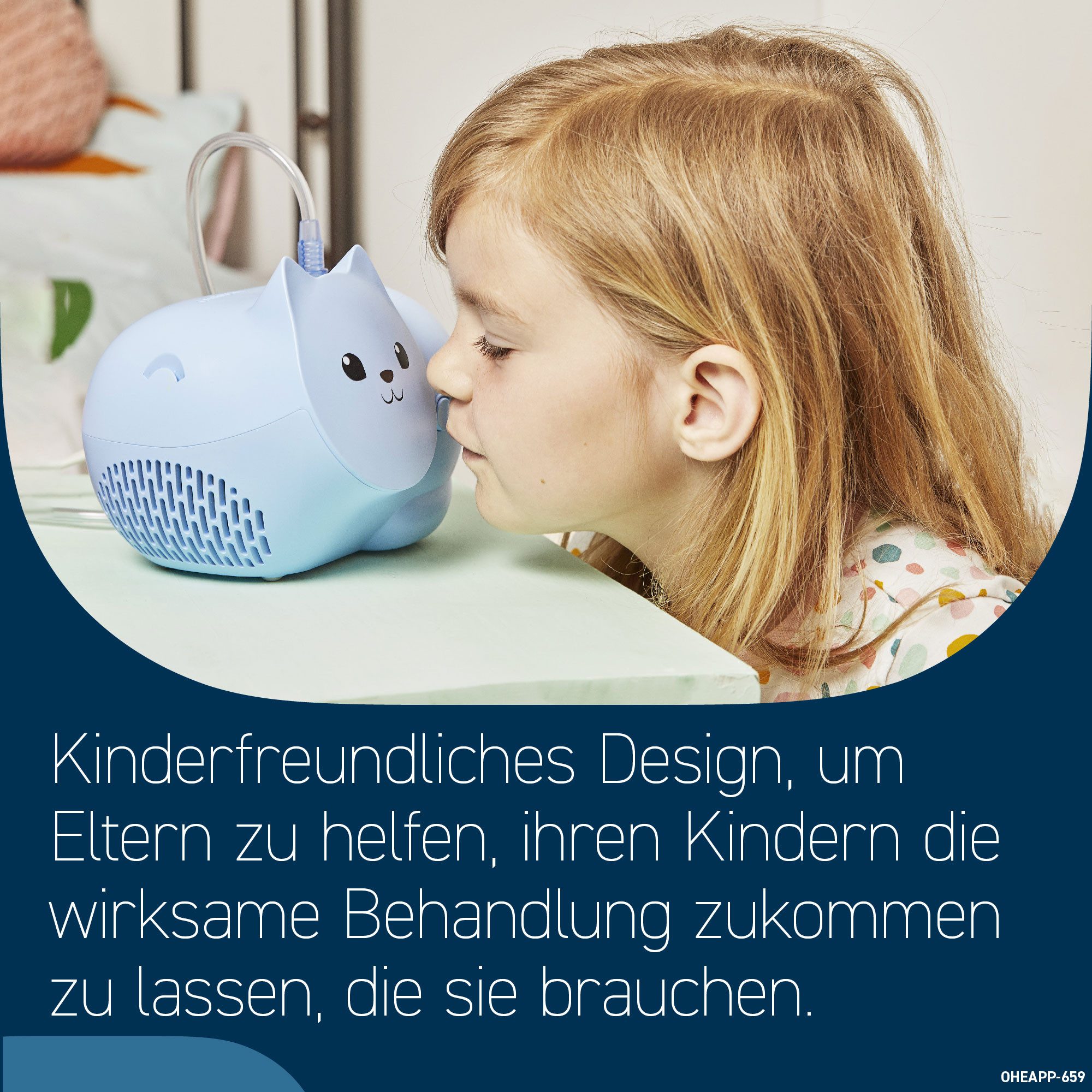 Omron Inhalatieapparaat NE-C303K-EO Nami Cat kindvriendelijke inhalator