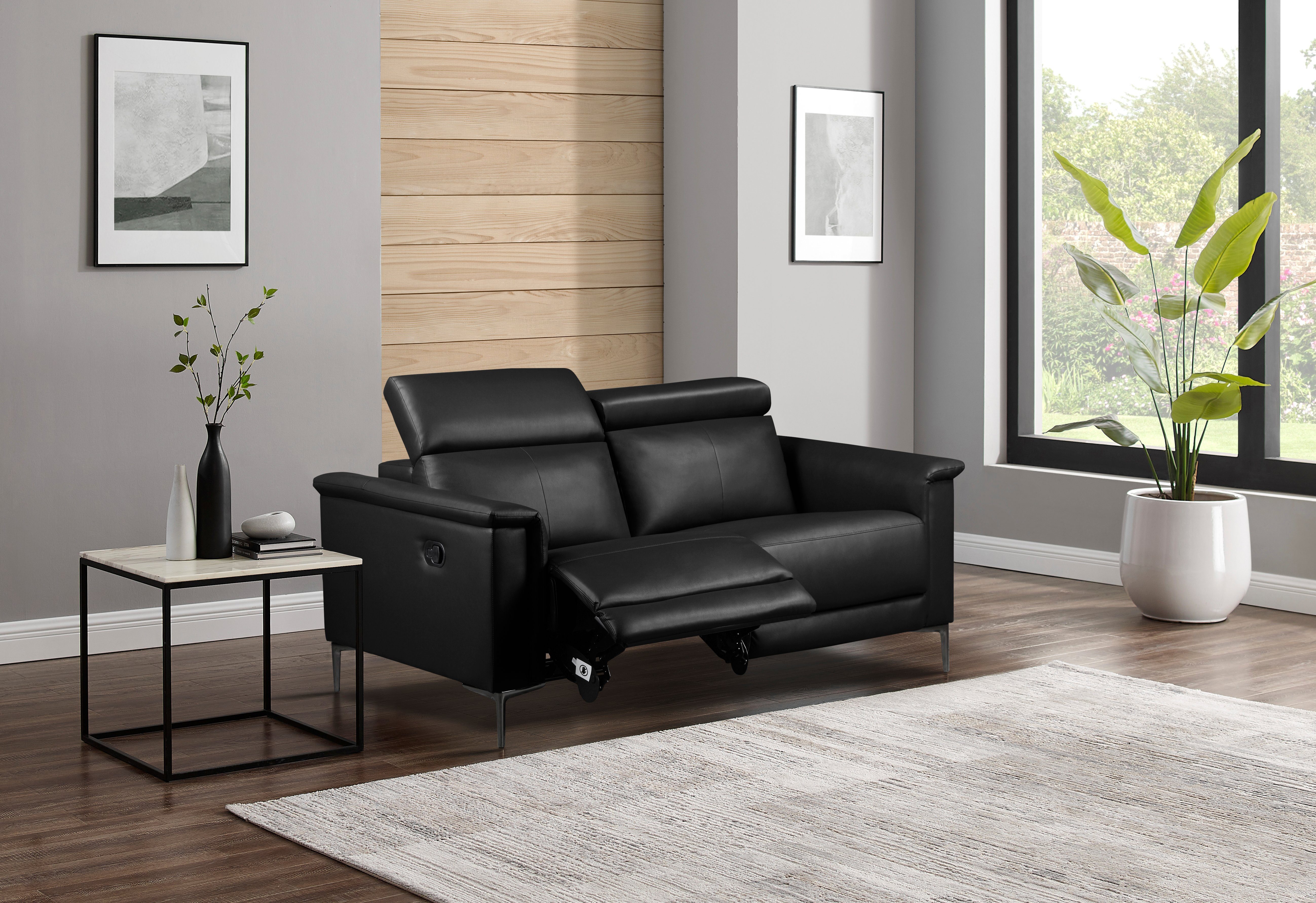 Places of Style 2-zitsbank Lund handmatige of elektrische relaxfunctie en usb-a,