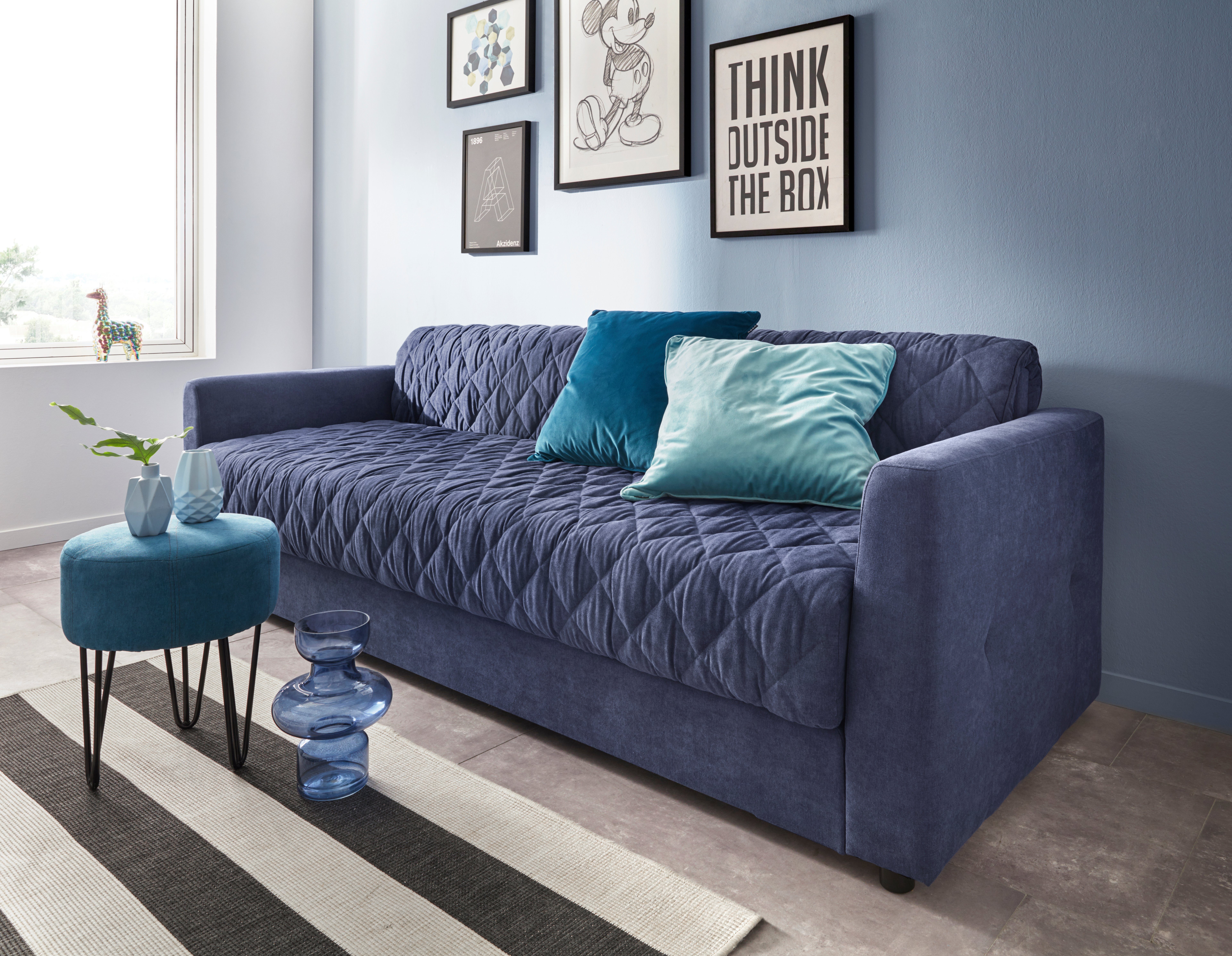 INOSIGN Slaapbank Kelly Inclusief topmatras, met binnenvering, bekleding is afneembaar