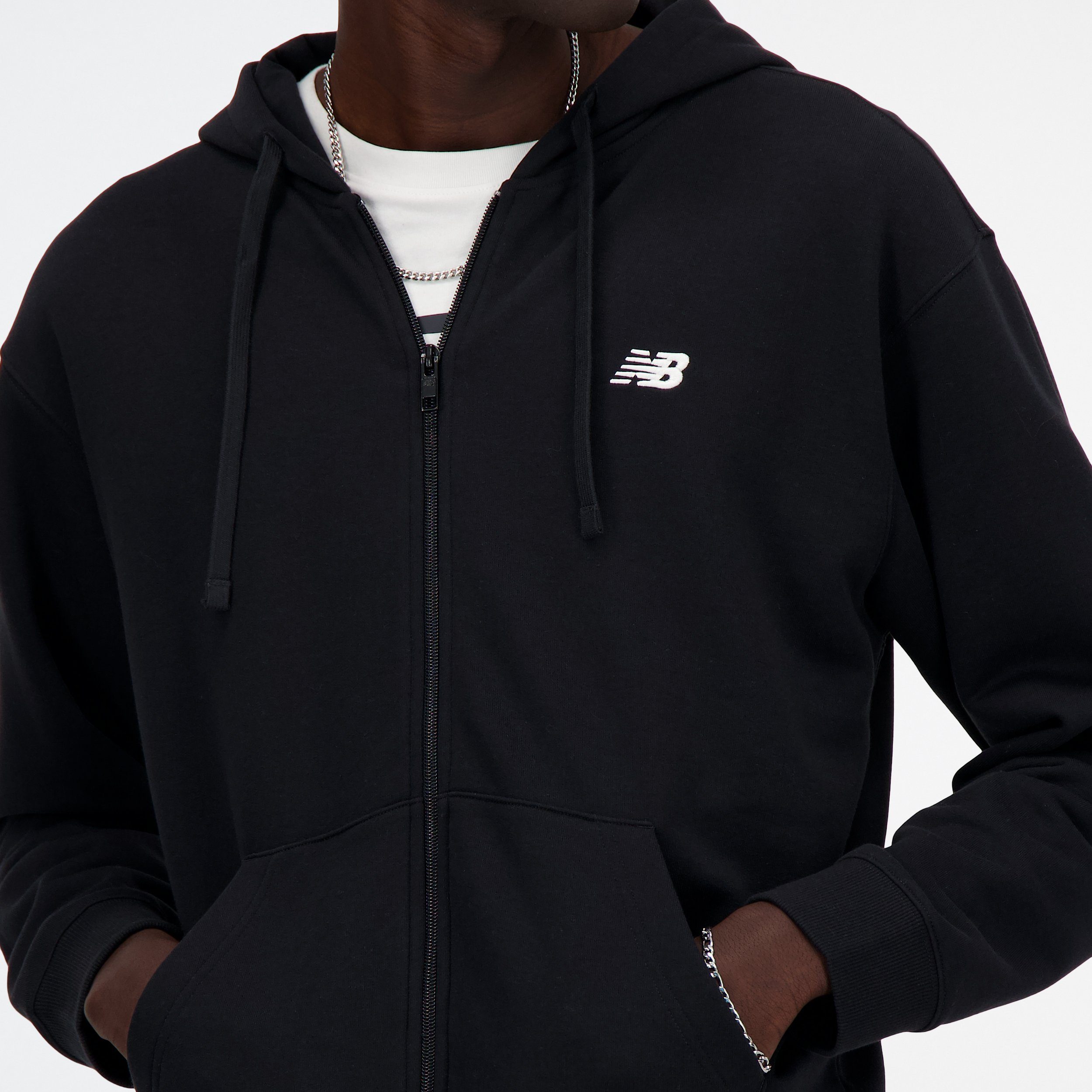 New Balance Sweatvest SPORT ESSENTIALS LOGO FRENCH TERRY FULL ZIP