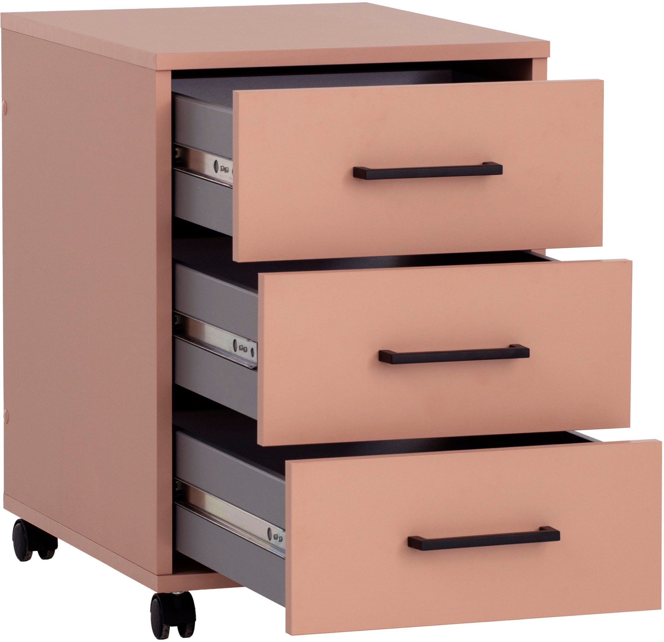 Schildmeyer Kastje op wieltjes Ruby, breedte 40 cm Met penneninzet, metalen beslag, vergrendelbare meubelwielen