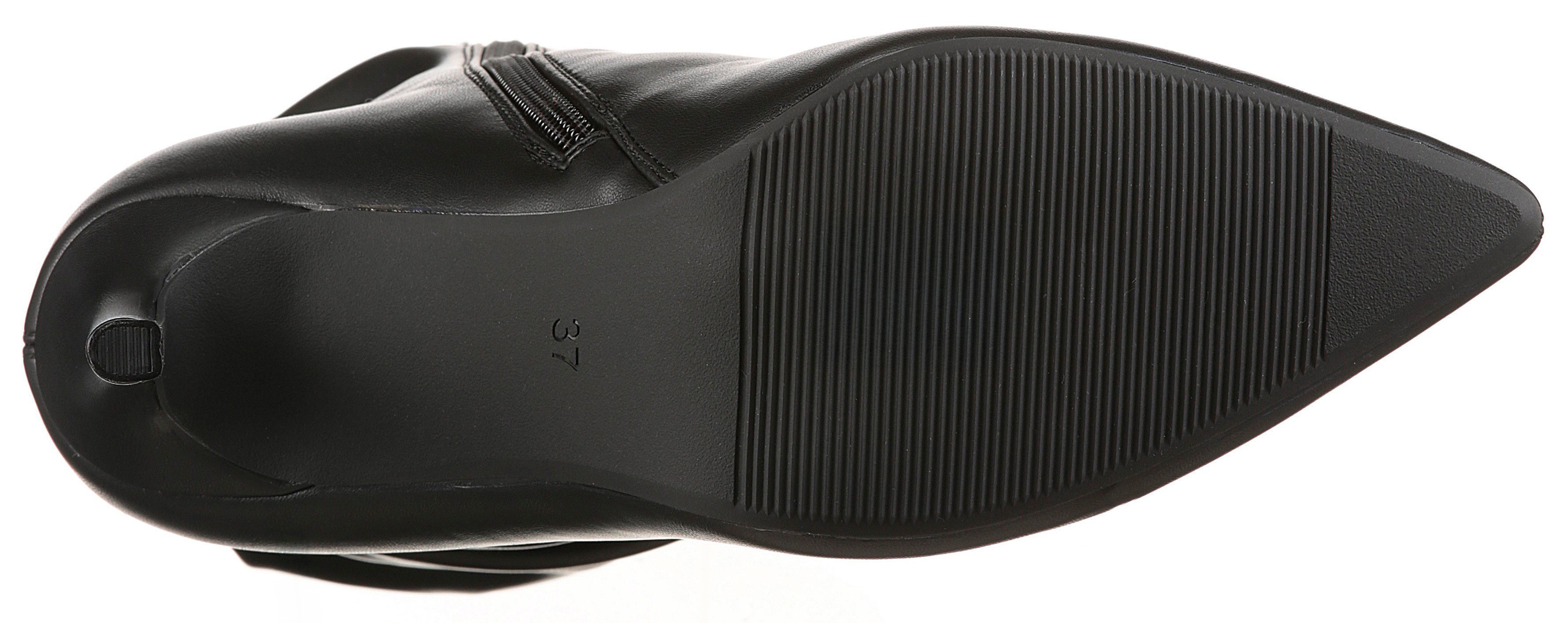 Aniston SHOES Laarsjes met plooien aan de slouchy schacht - nieuwe collectie