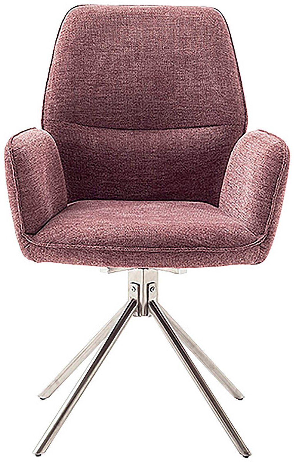 MCA furniture Eetkamerstoel Greyton (2-set), draaibaar 180°, belastbaarheid 120 kg, zithoogte ca. 50 cm