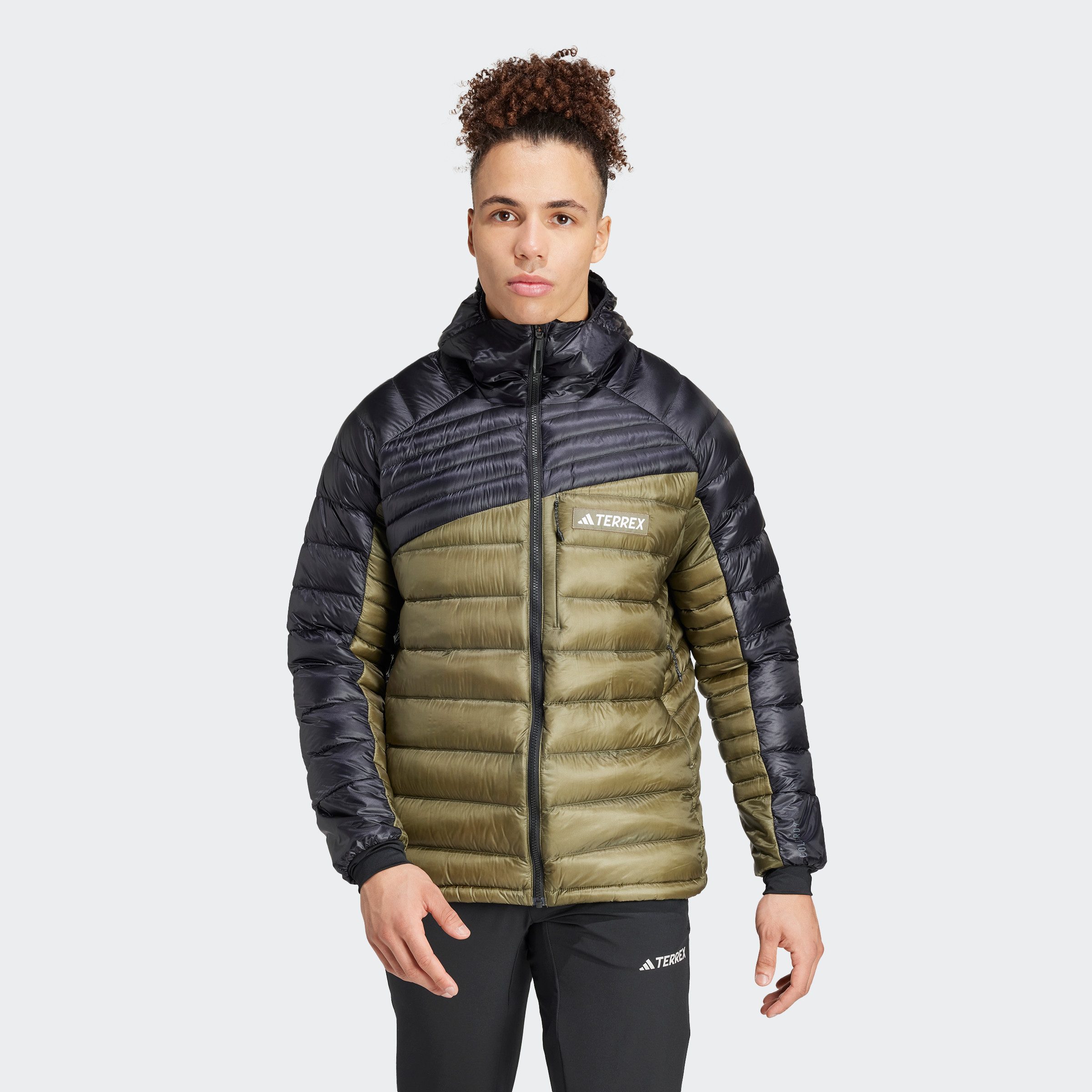 adidas TERREX Outdoorjack XPR DOWN JKT heren outdoorjassen maat XXL groen