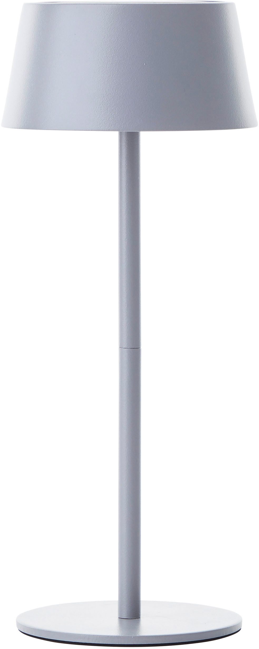 my home Led-tafellamp voor buiten Ocki tafellamp met zonne-energie en accu LED solar, 4 W, 300 lm, 3000 K, dimbaar, USB oplaadbaar, binnen & buiten (1 stuk)