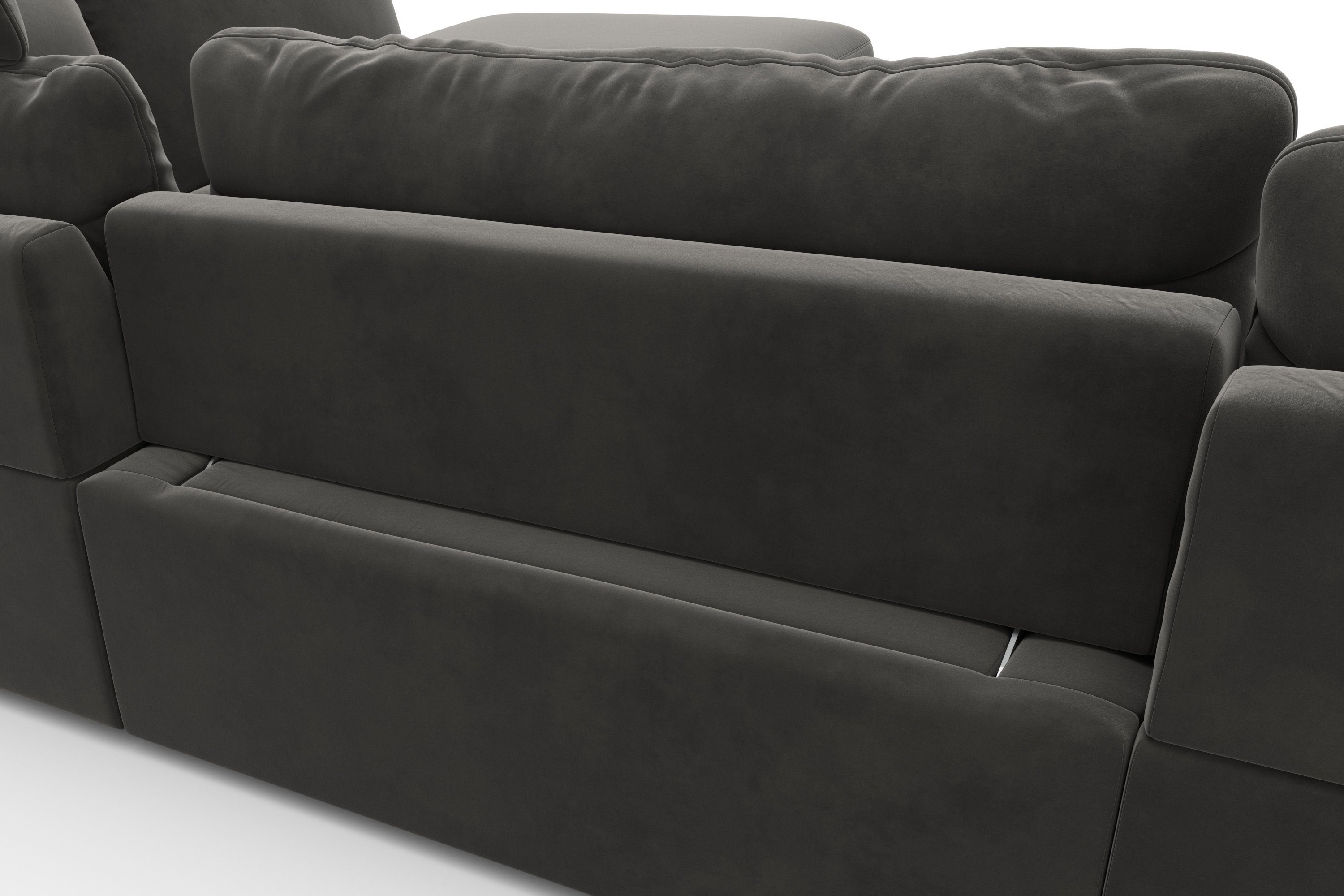 sit&more Hoekbank Cadabra L-vorm Breedte 356 cm, met zitdiepteverstelling
