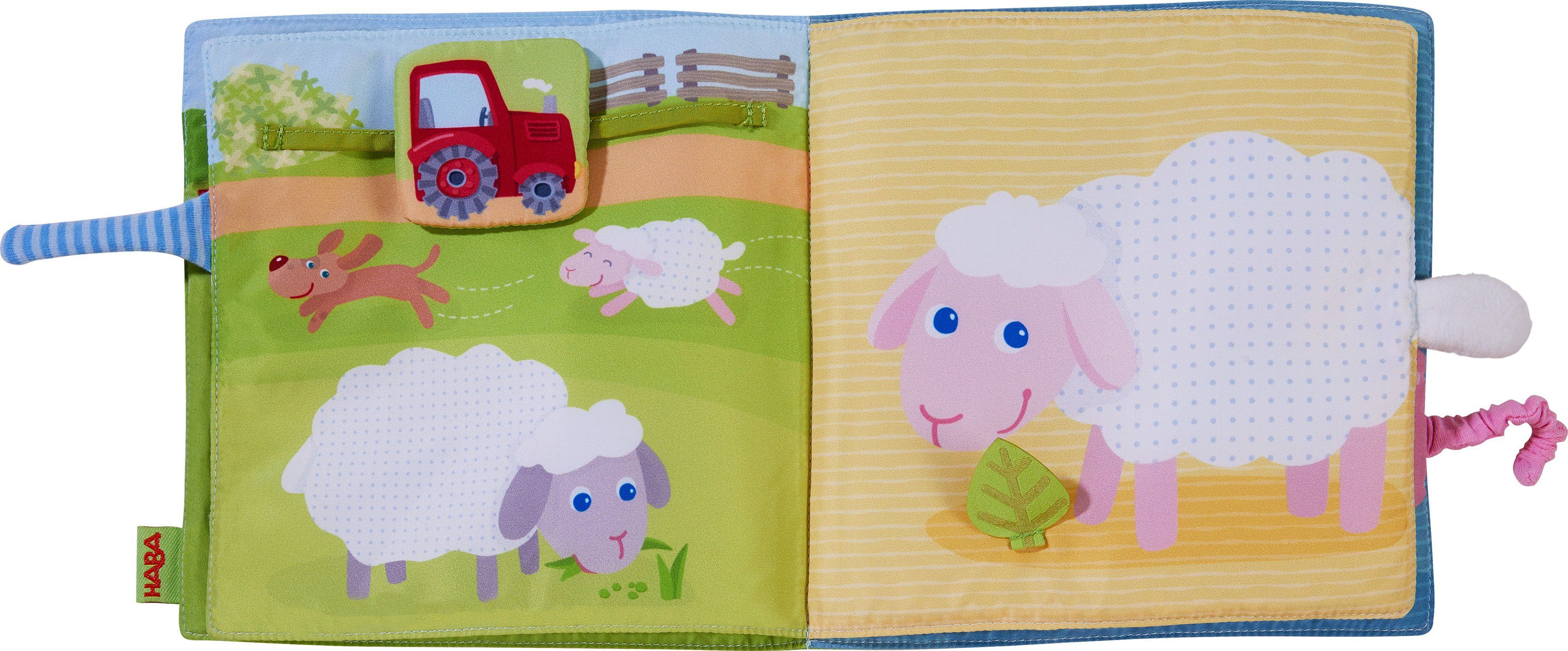 Haba Grijpspeeltje Textielen boek boerderij
