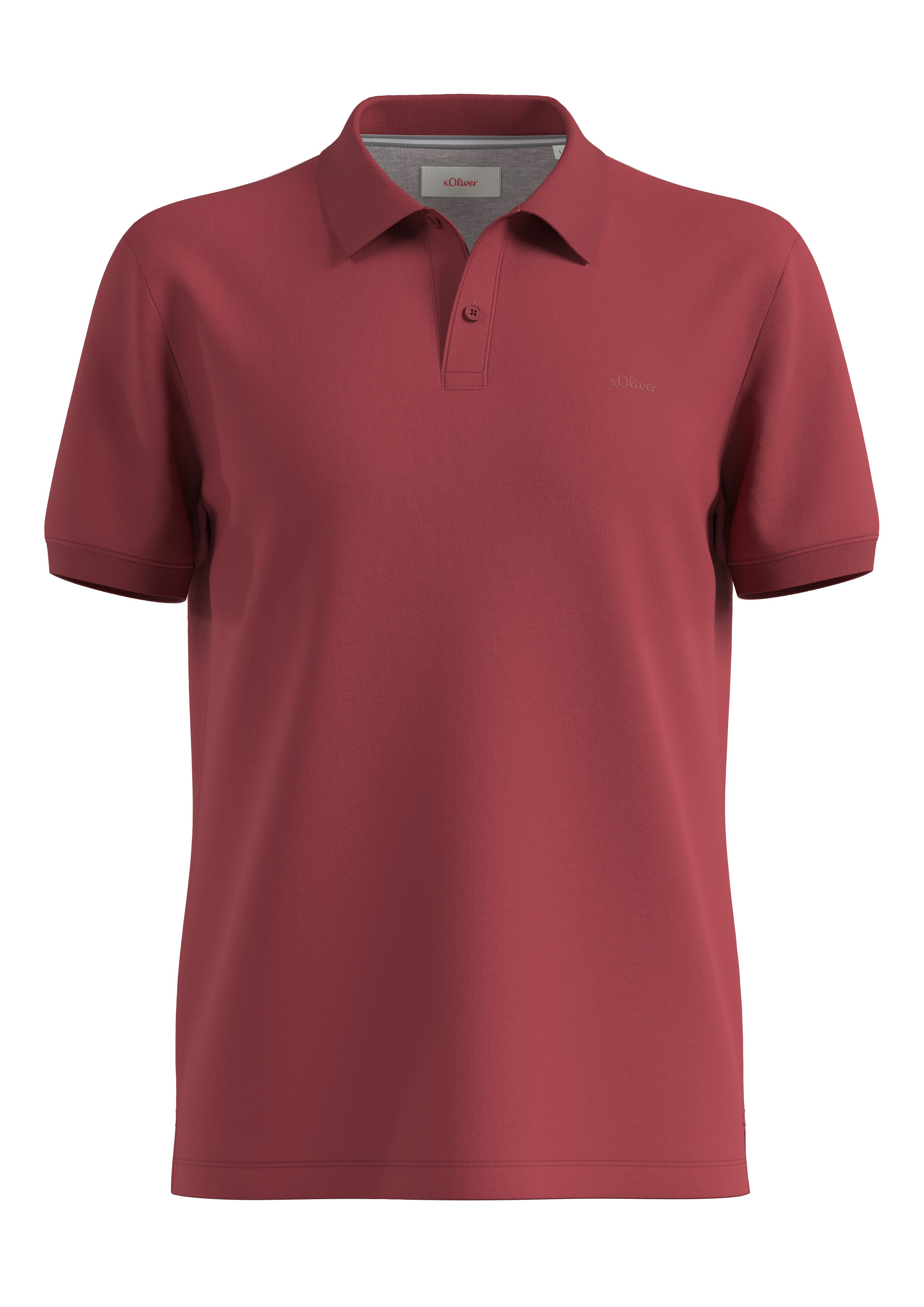 s.Oliver Poloshirt met geborduurd logo
