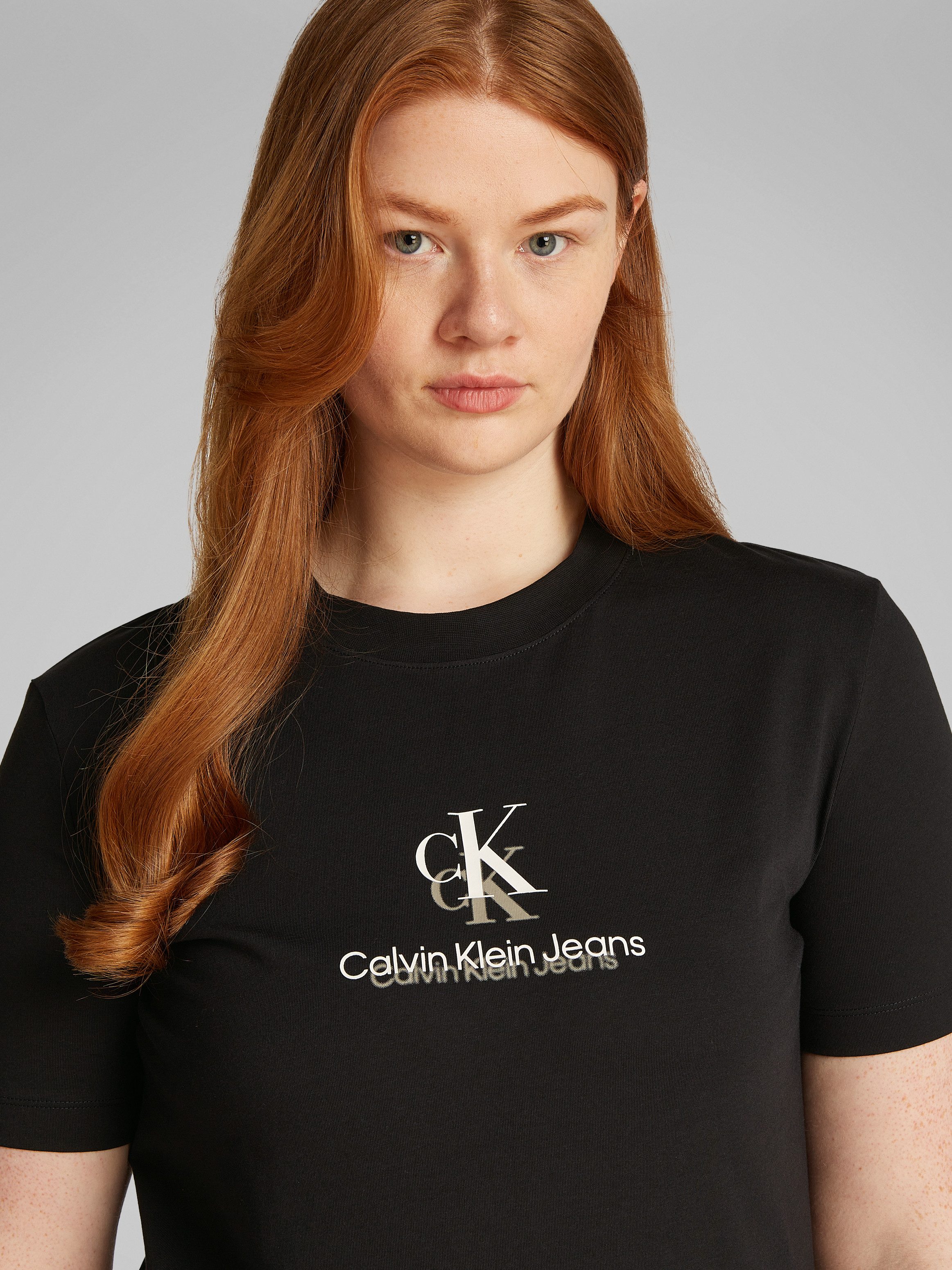 Calvin Klein Jeans Plus T-shirt PLUS SHADOW GRAPHIC REGULAR TEE