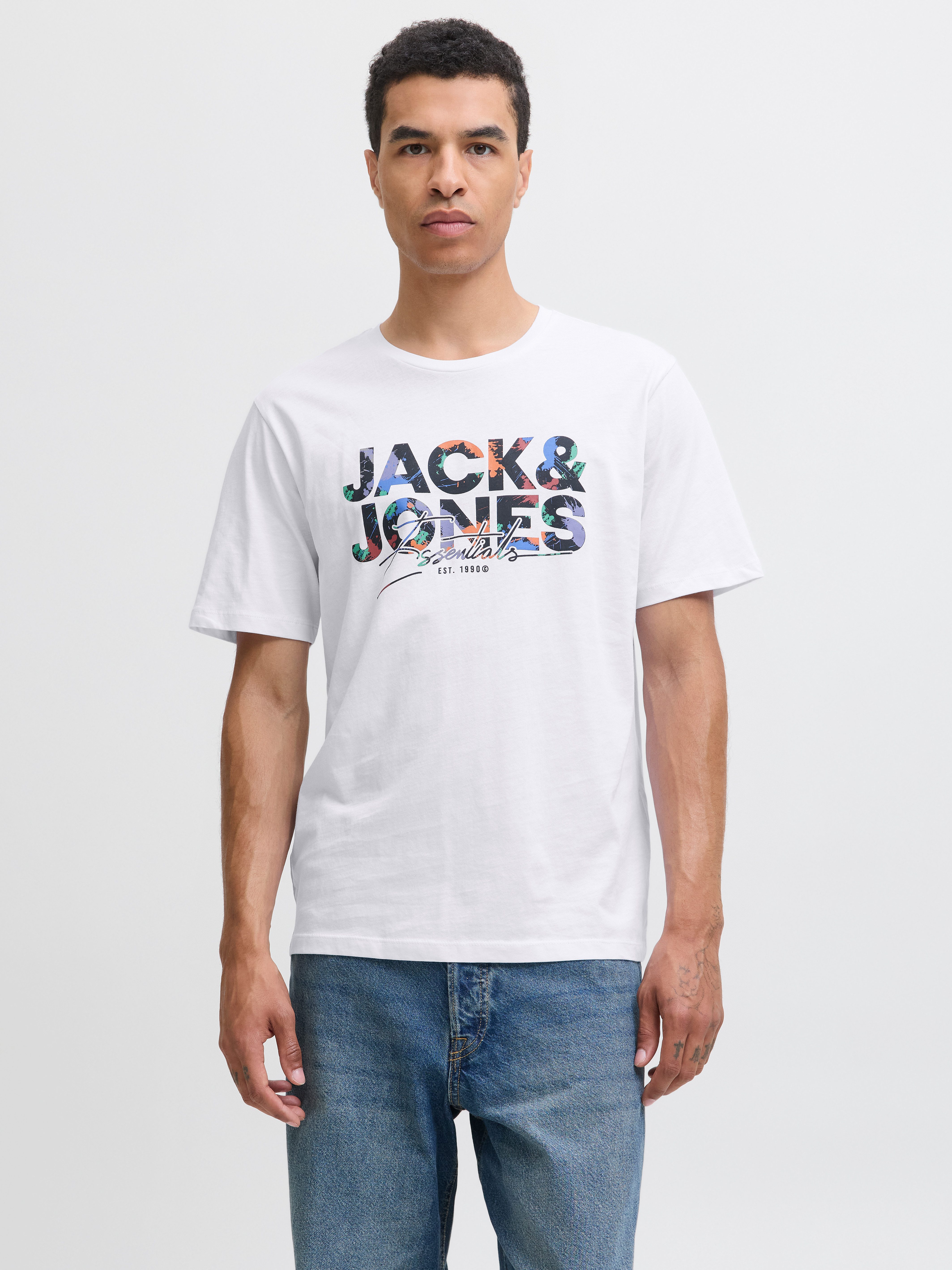 Jack & Jones Shirt met korte mouwen JJGEPLAS TEE SS CREW NECK 3PK MP