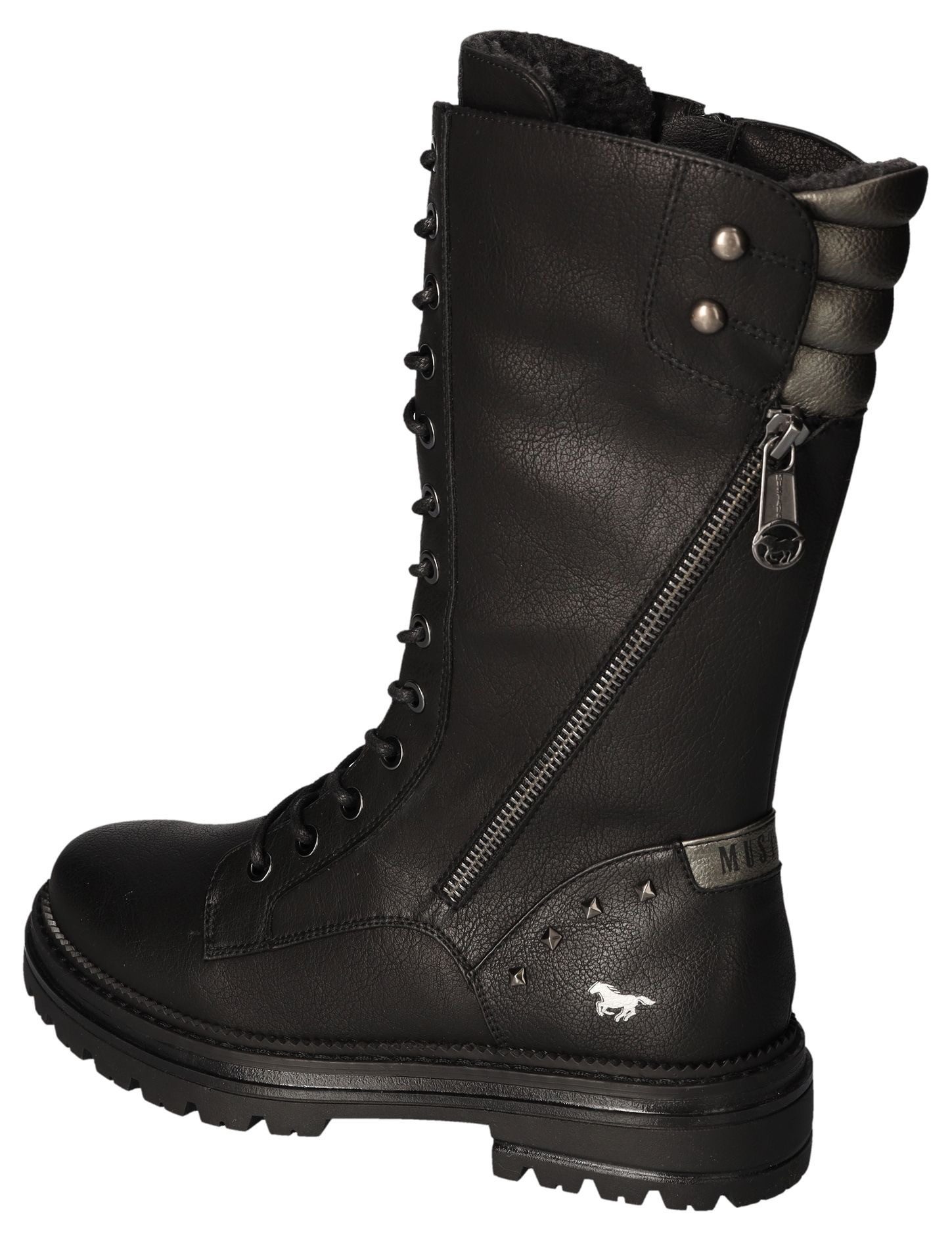 Mustang Shoes Winterlaarzen veterschoenen, winterlaarzen met binnenrits