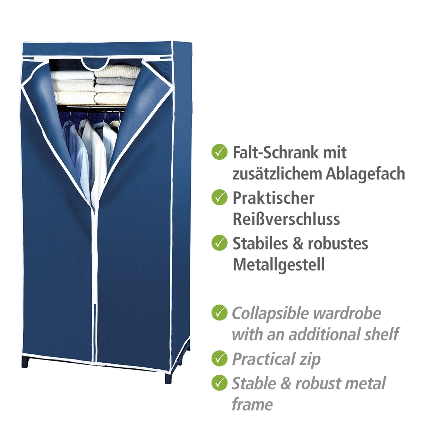 WENKO Stofkast Modell Air Afmeting (b x h x d): 75 x 160 x 50 cm